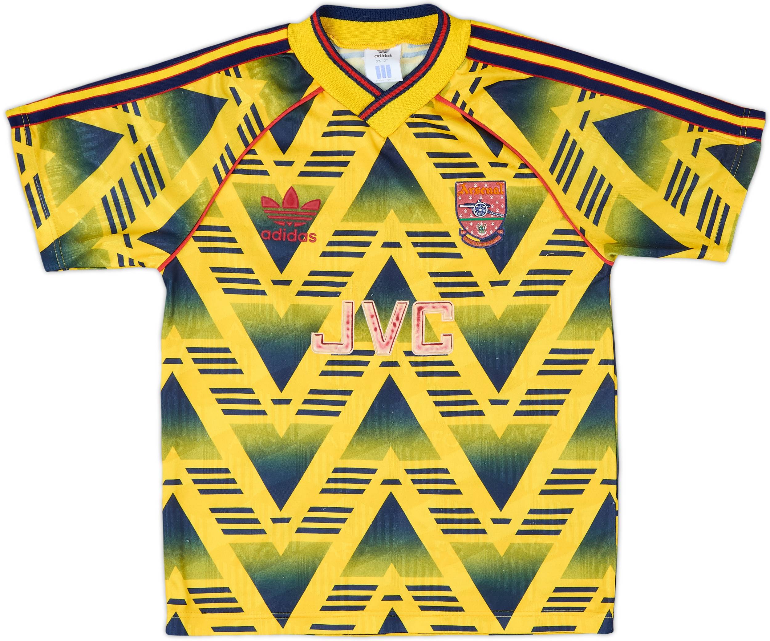 Banana Kit Arsenal Away Kit 1991 1991-93 Arsenal Away Shirt 6/10