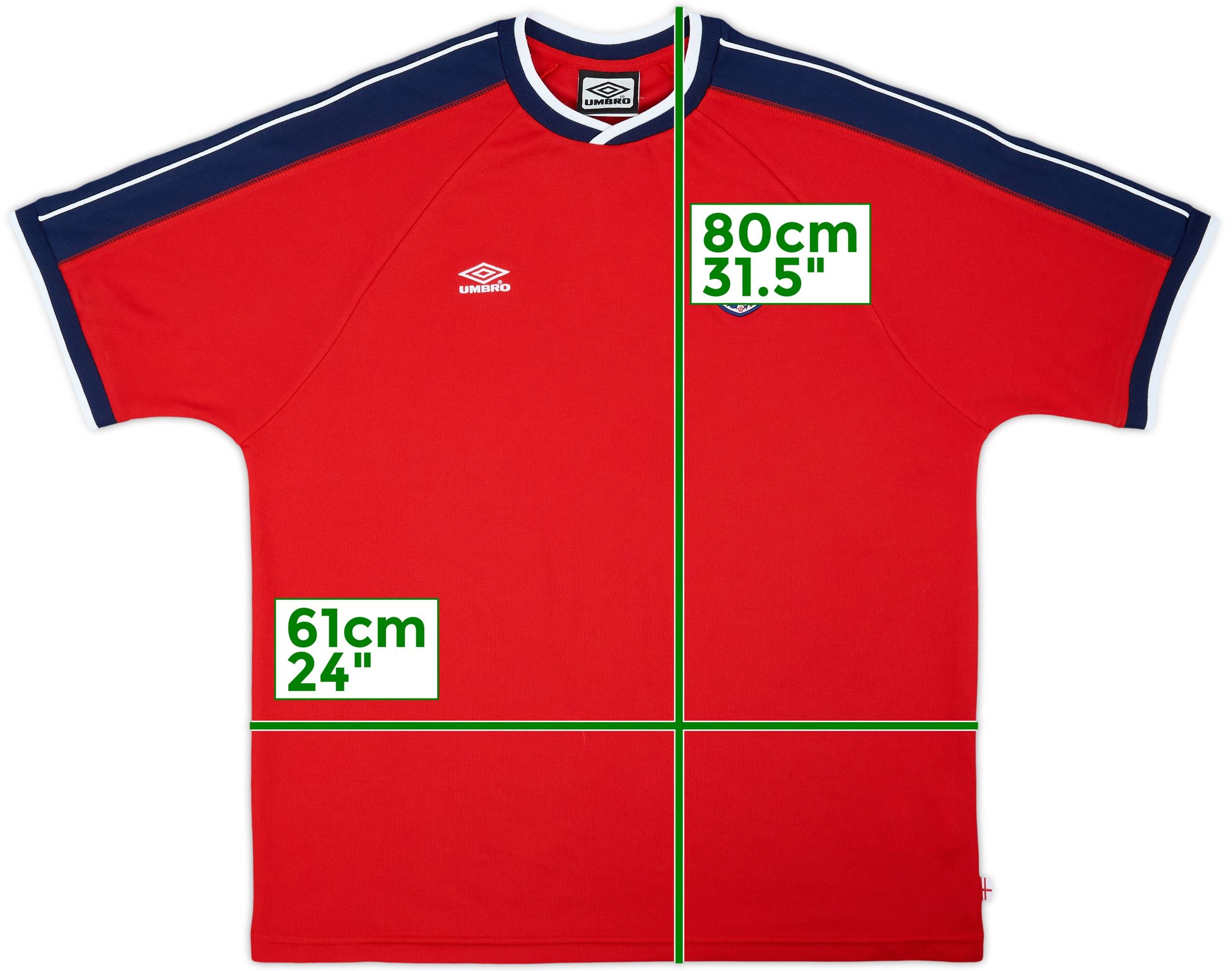 2002-03 England Umbro Training Shirt - 10/10 - (XL)
