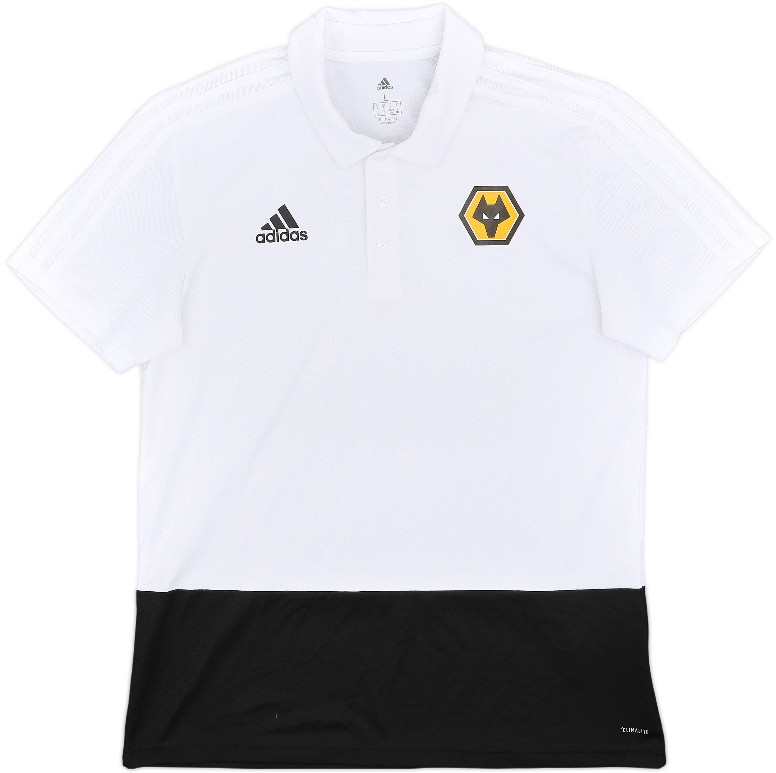 2018-19 Wolves adidas Polo Shirt - 8/10 - (L)