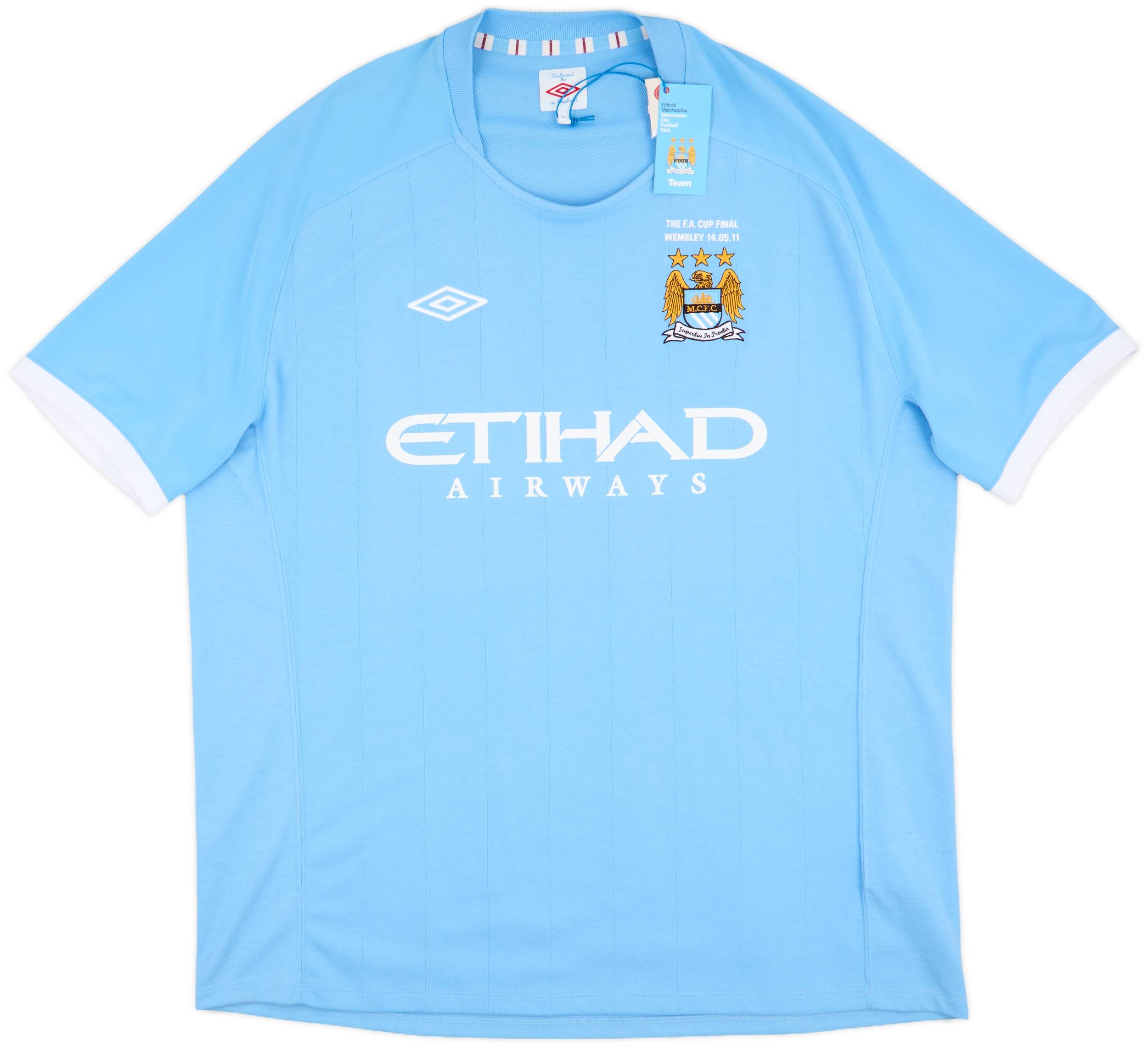 2010-11 Manchester City 'FA Cup Final' Home Shirt (XXL)