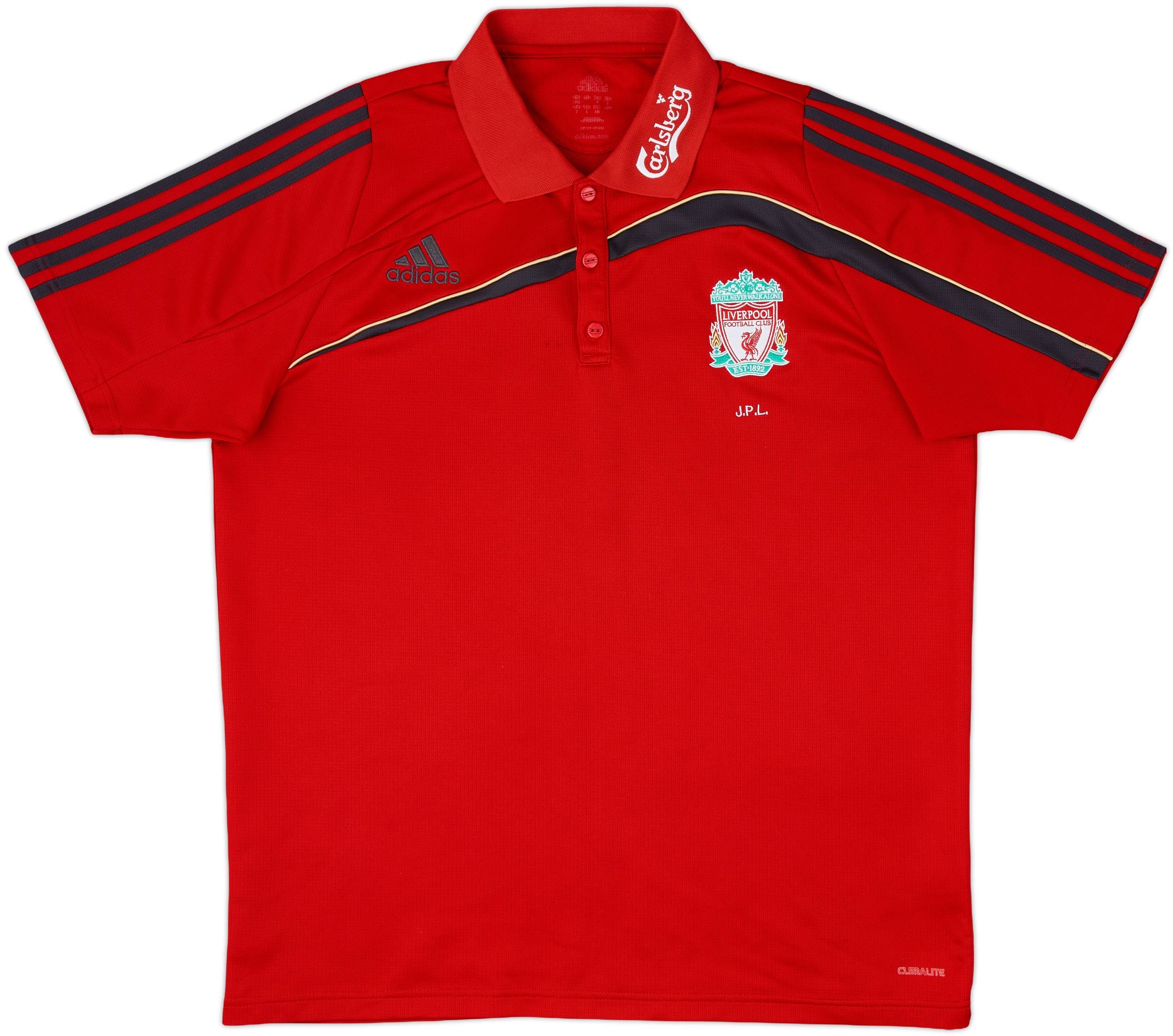 2009-10 Liverpool adidas Polo Shirt - 7/10 - (L)