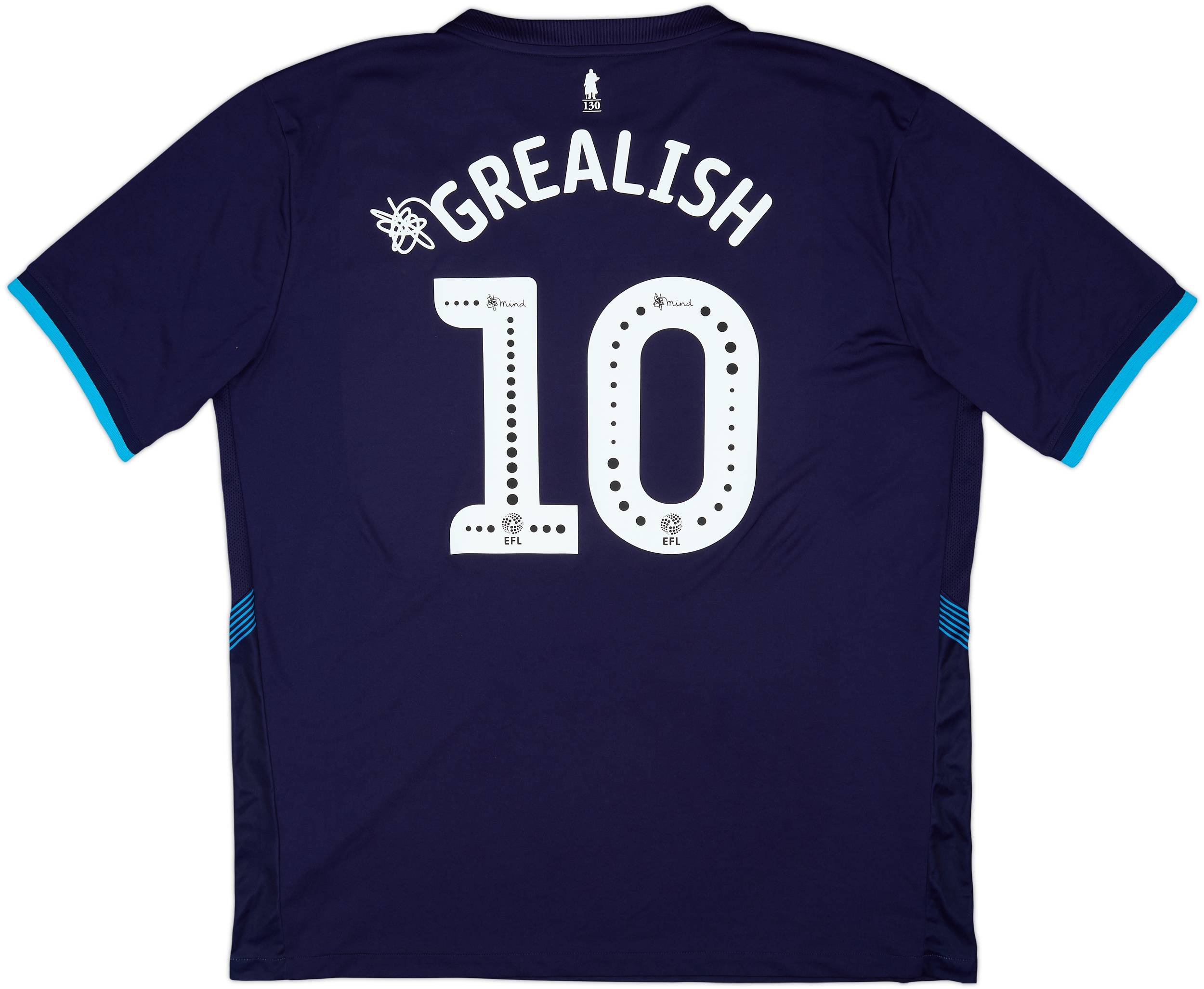 2018-19 Aston Villa Third Shirt Grealish #10 - 8/10 - (XXL)