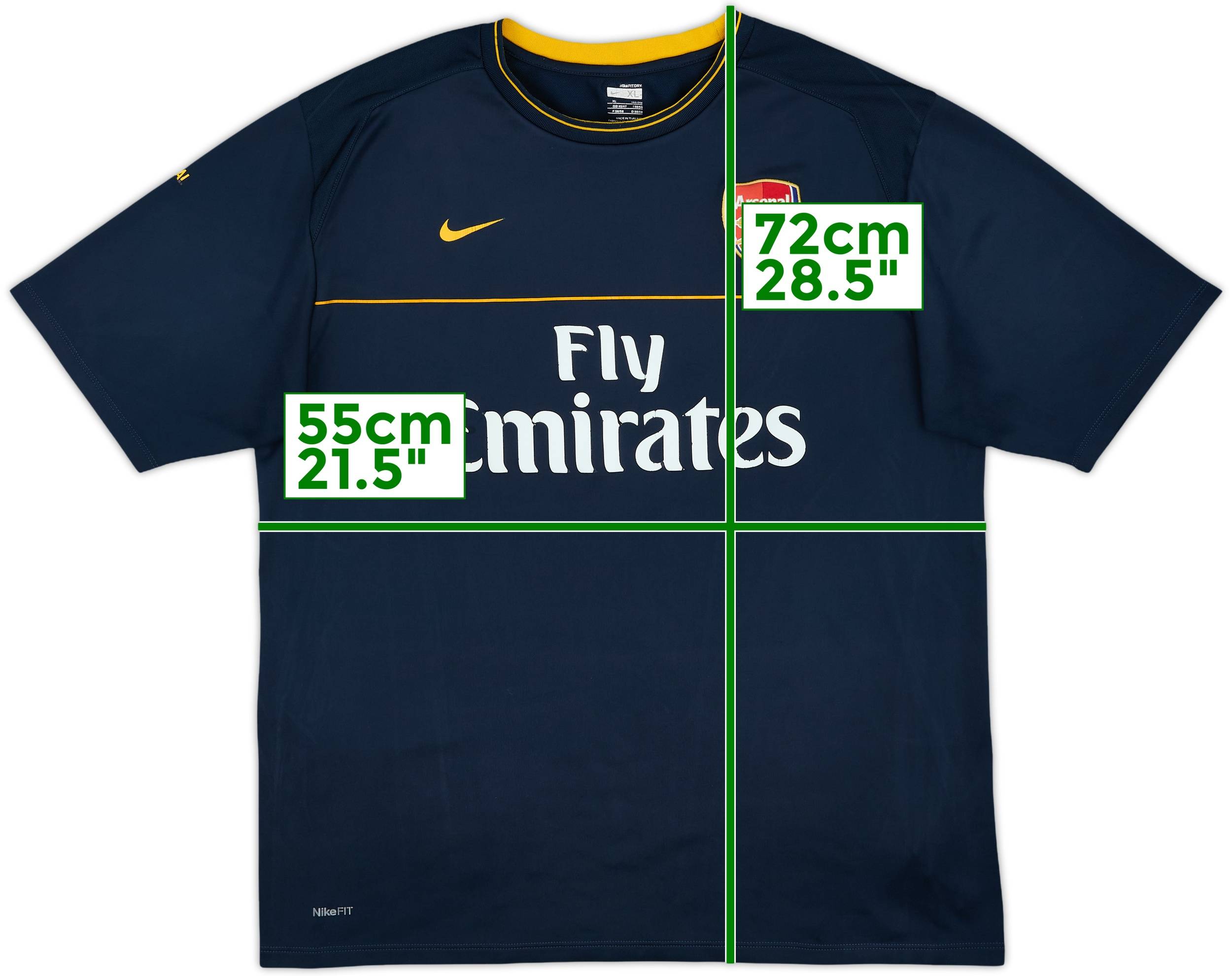 ウェア Nike Arsenal 2009-10 Arsenal Nike Track Jacket - 8/10 - (M)