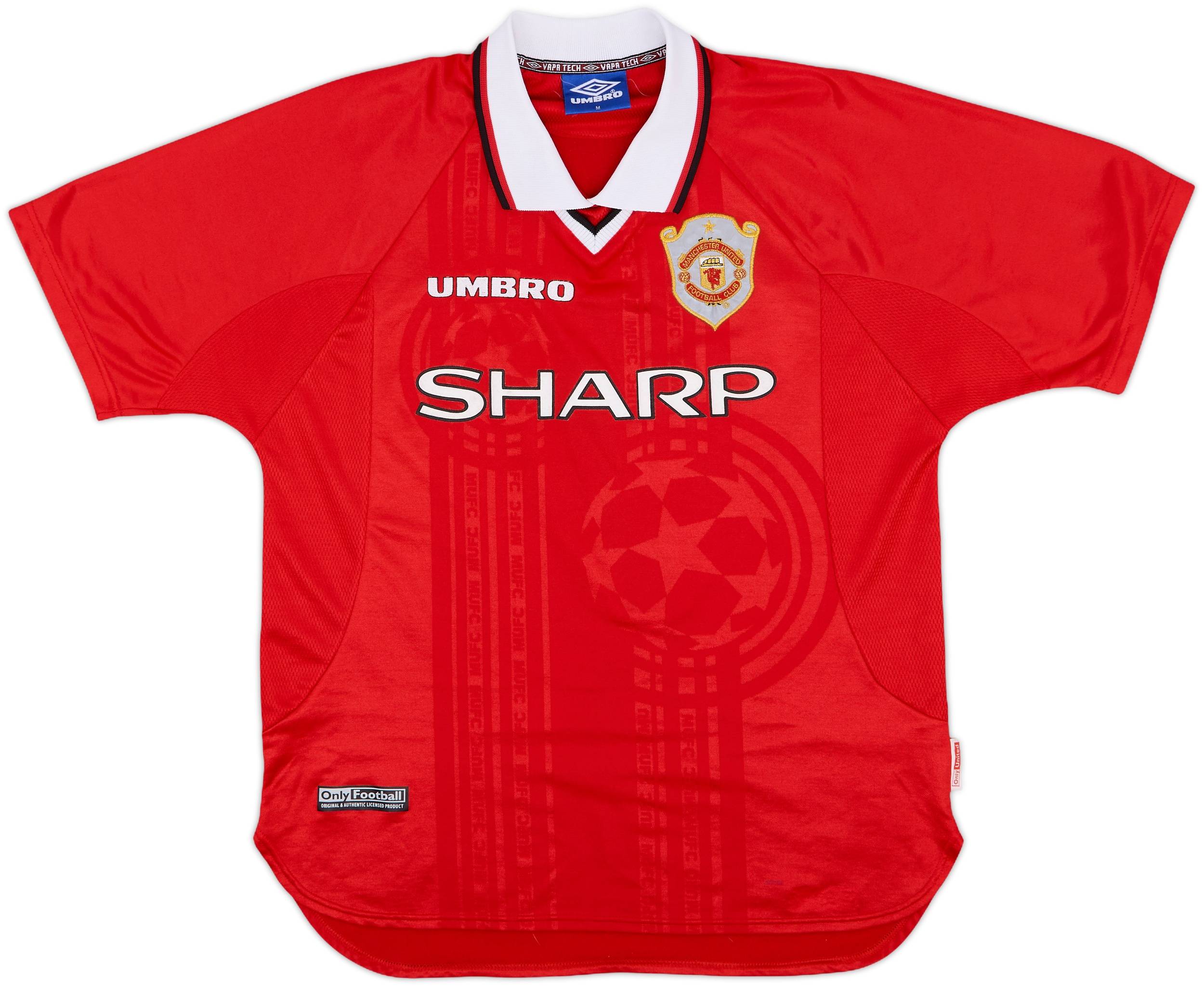 1997-00 Manchester United CL Shirt Beckham #7 - 10/10 - (M)