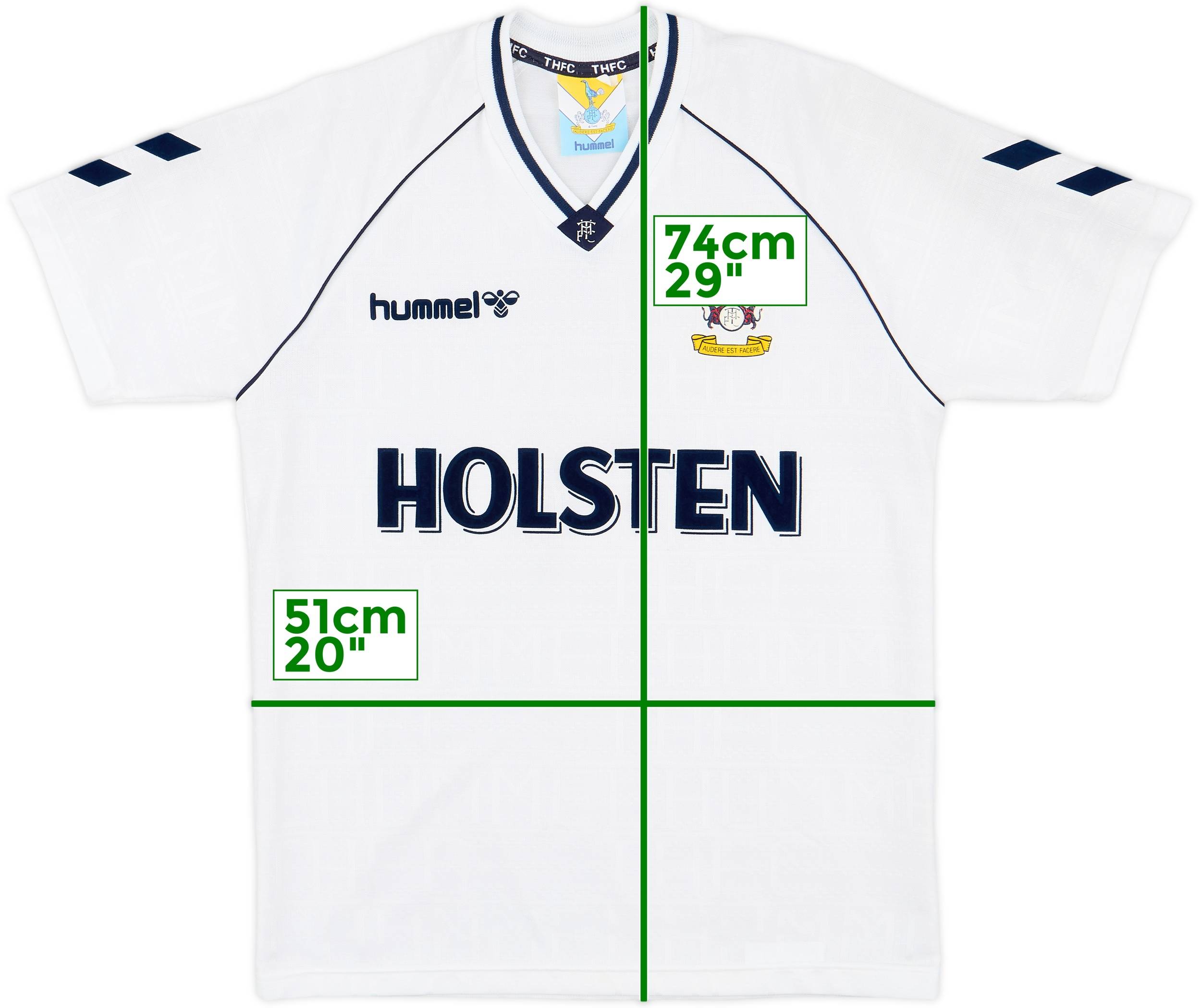 1989-91 Tottenham Home Shirt - 9/10 - (M)