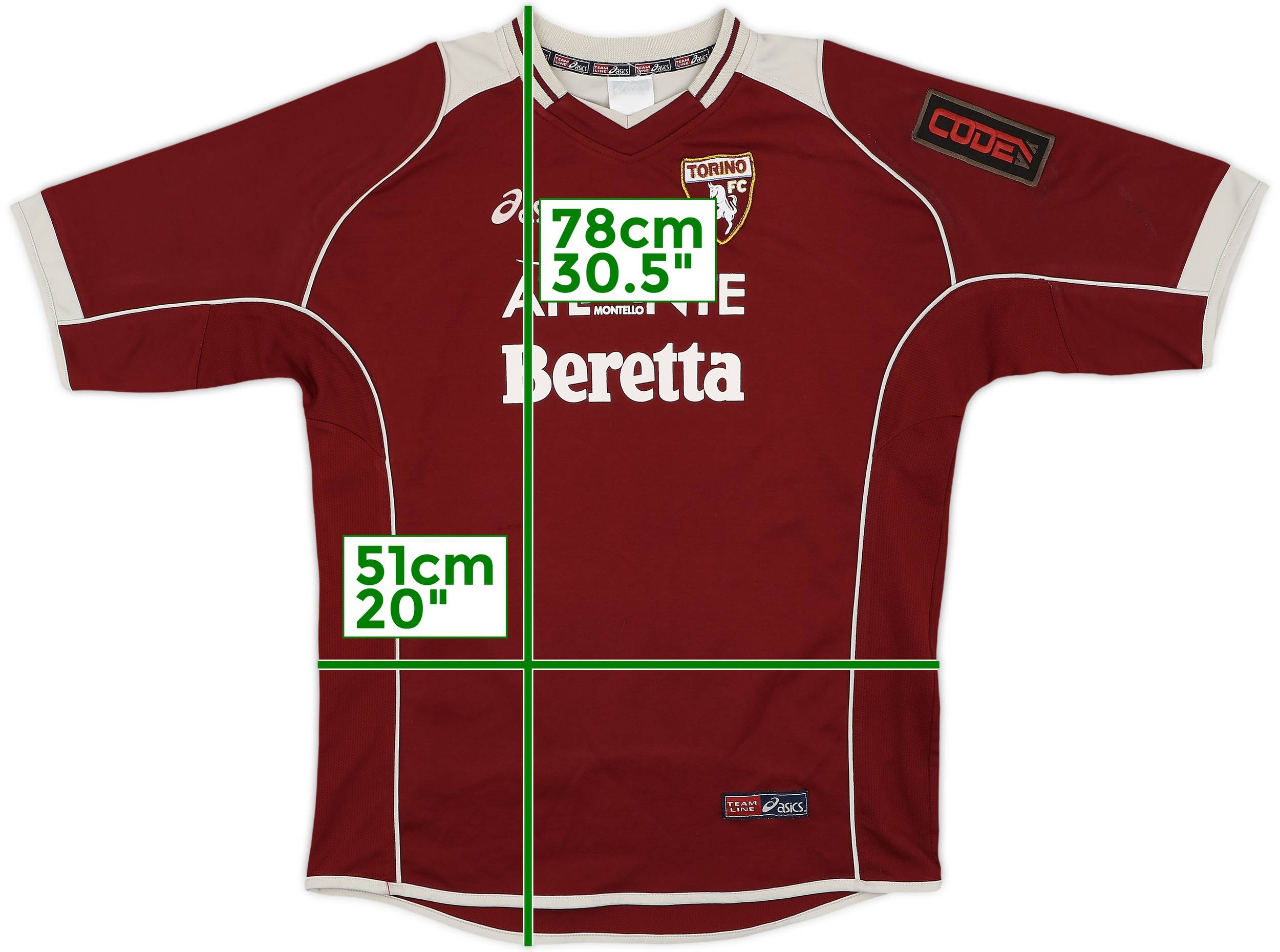 2005-06 Torino Asics Training Shirt - 5/10 - (M)