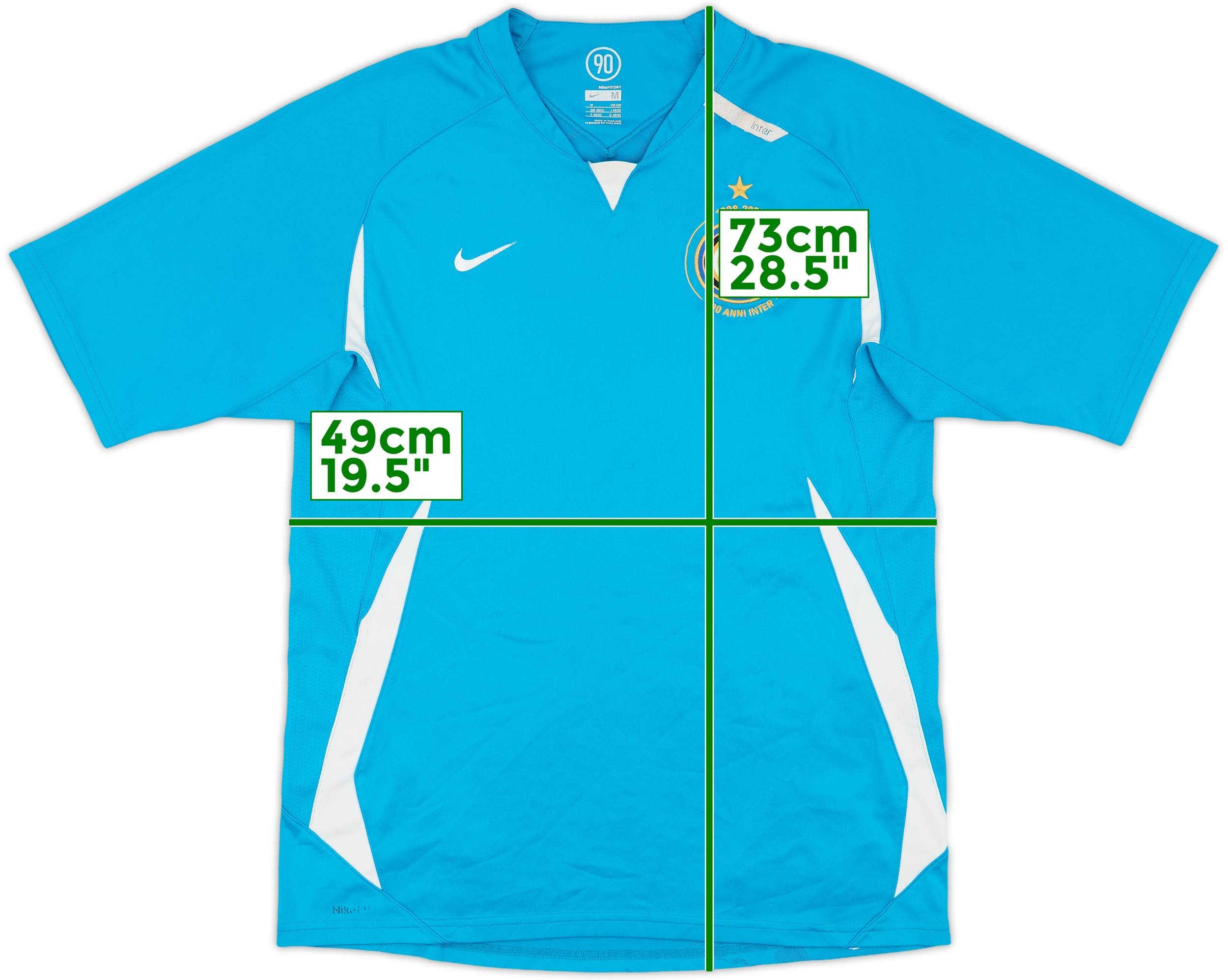 レア 00s NIKE Inter Milan トレーニングウェア 2001-02 Inter Milan Nike Training L/S Shirt - 8/10 - (L)