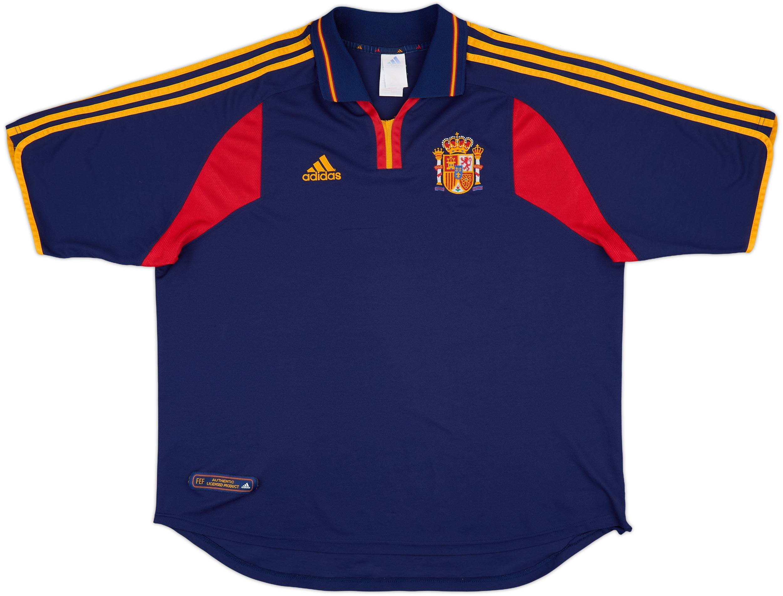 adidas スペイン代表 ユニフォーム アウェイ ユーロ2000 00s Vintage 2000 - 2002 Spain Away Football Shirt Jersey Adidas (size