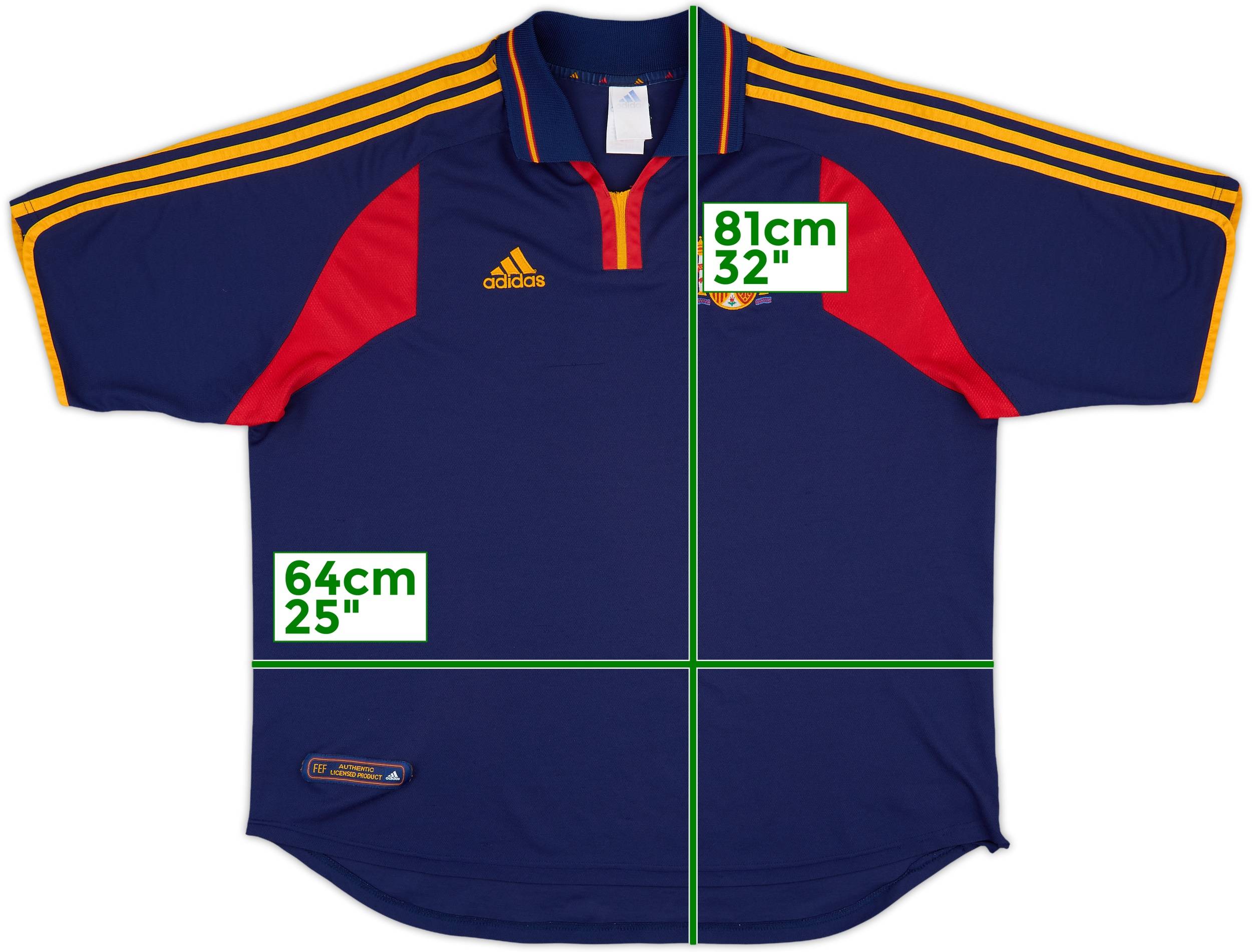 2000-02 Spain Away Shirt - 9/10 - (XL)