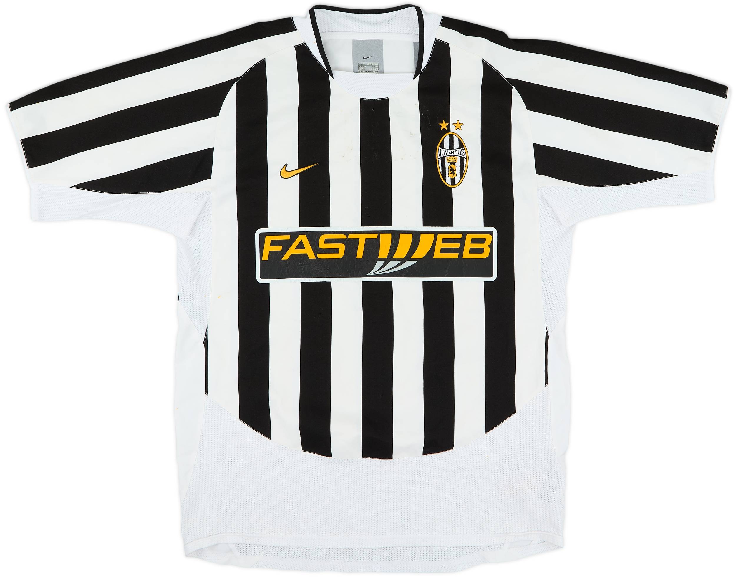 2003-04 Juventus Home Shirt Trezeguet #17 - 6/10 - (M)