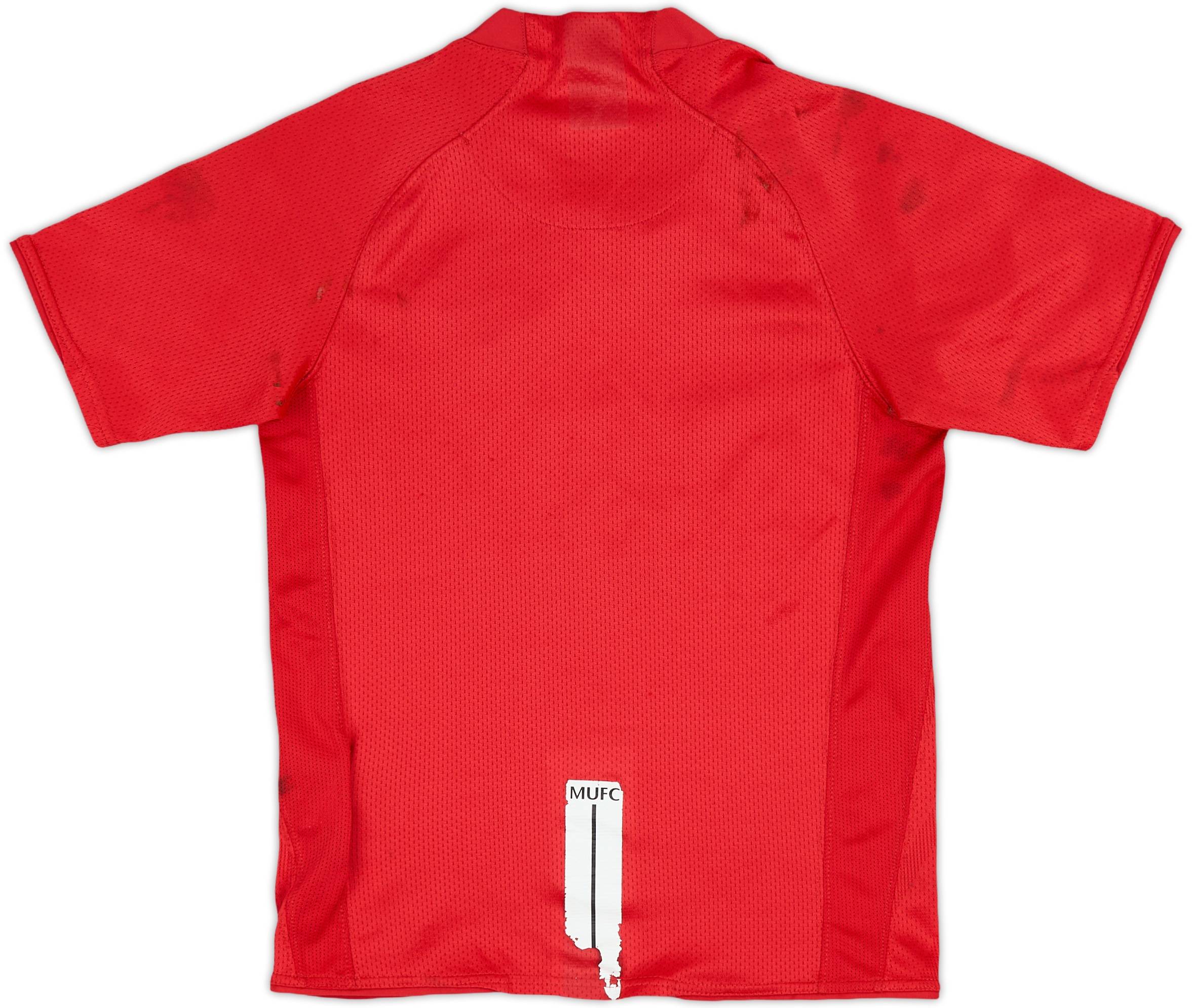 2007-09 マンチェスター・U 【Mサイズ】ホーム 2007-09 Manchester United Home Shirt - 5/10 - (S.Boys)