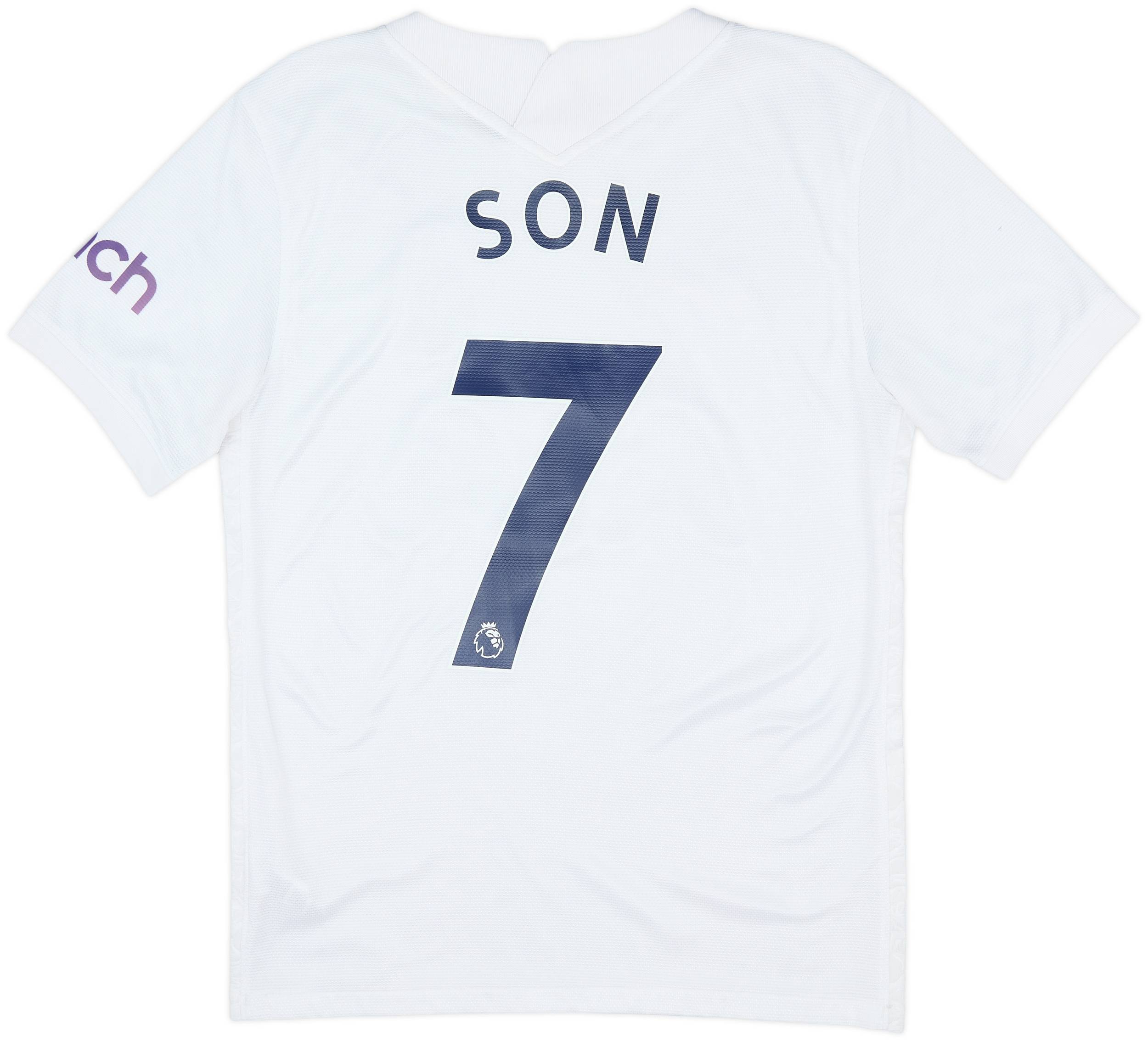 トッテナム・ホットスパー SON 7 シャツ 2021-22 Tottenham Home Shirt Son #7 - 6/10 - (S)