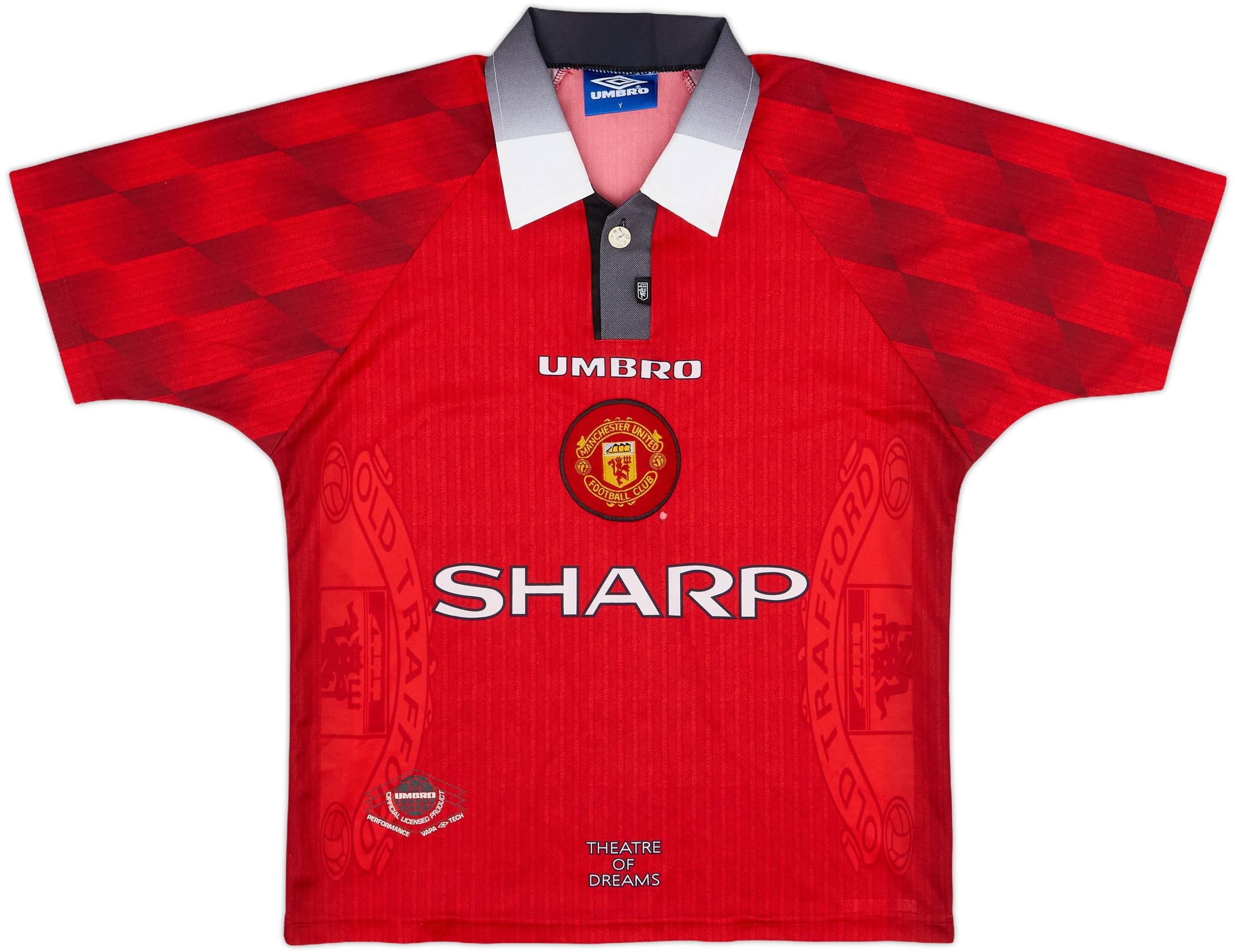 ウェア 1996-98 Manchester United Home Shirt 1996-98 Manchester United Home Shirt - 4/10 - (Y)