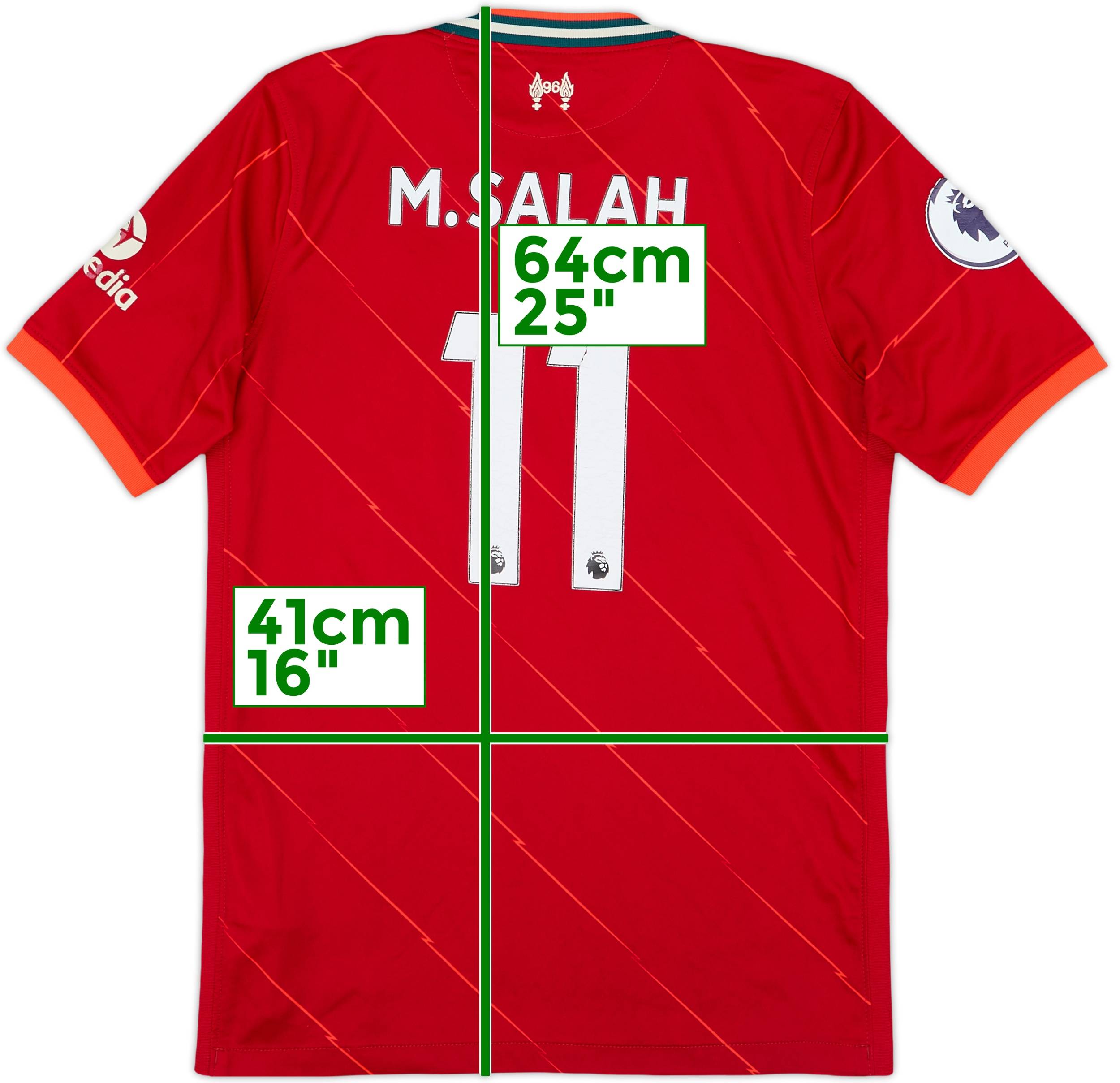 リバプール M.Salah 11番 シャツ Liverpool #11 Mohamed SALAH Premier League Men's Long Sleeve