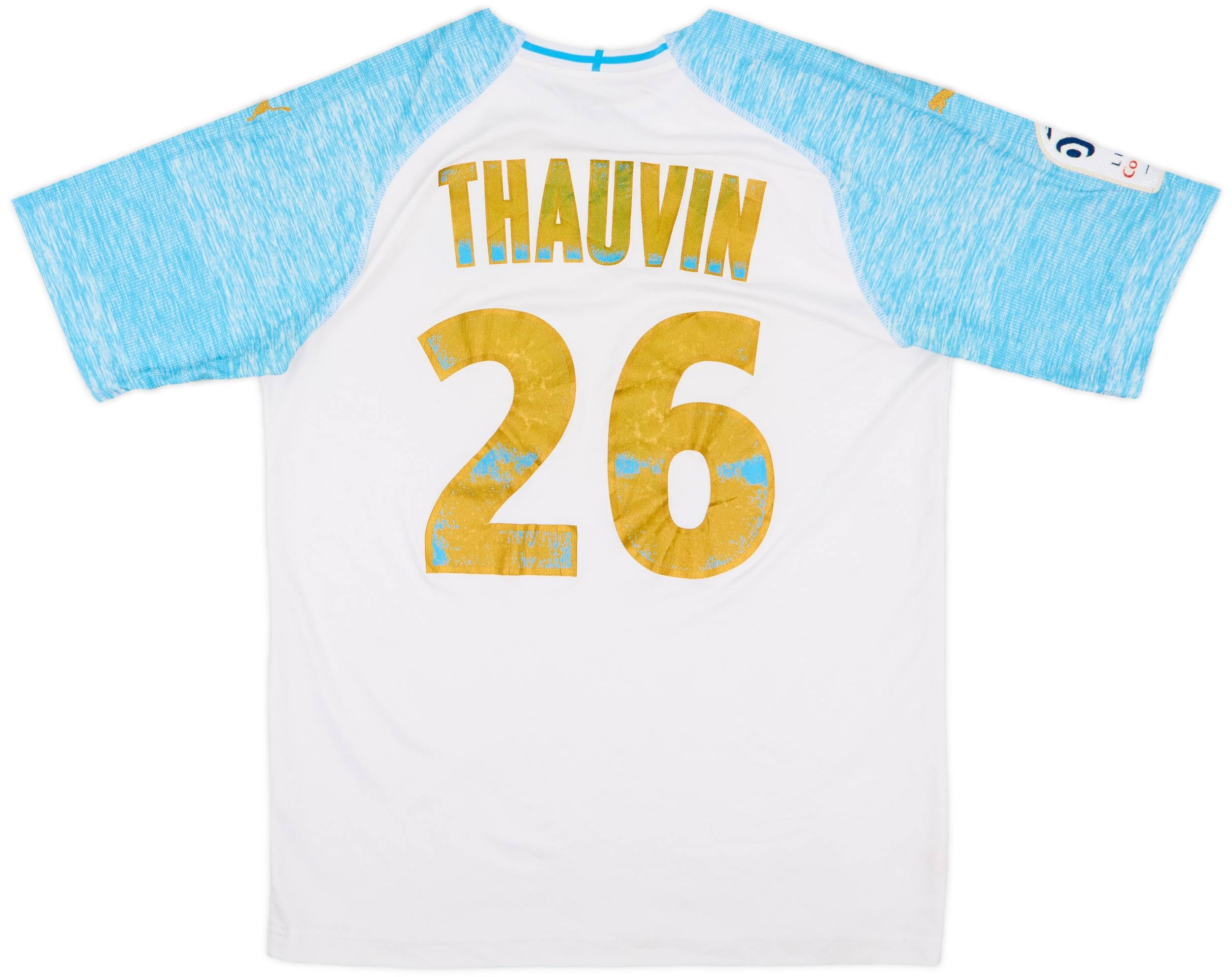 2018-19 Olympique Marseille Home Shirt Thauvin #26 4/10 (M)
