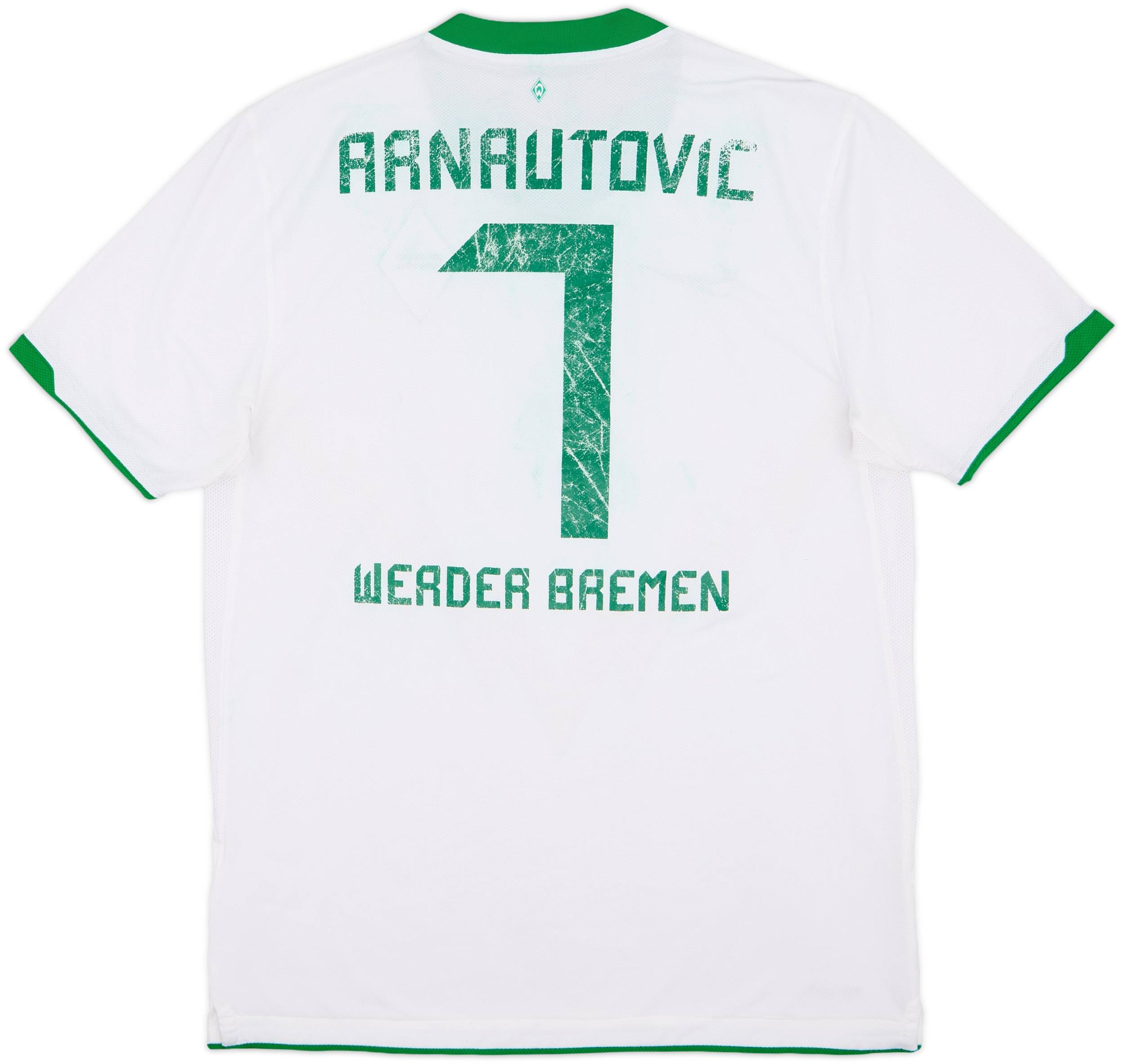 2010-11 Werder Bremen Away Shirt Arnautovic #7 - 4/10 - (L)