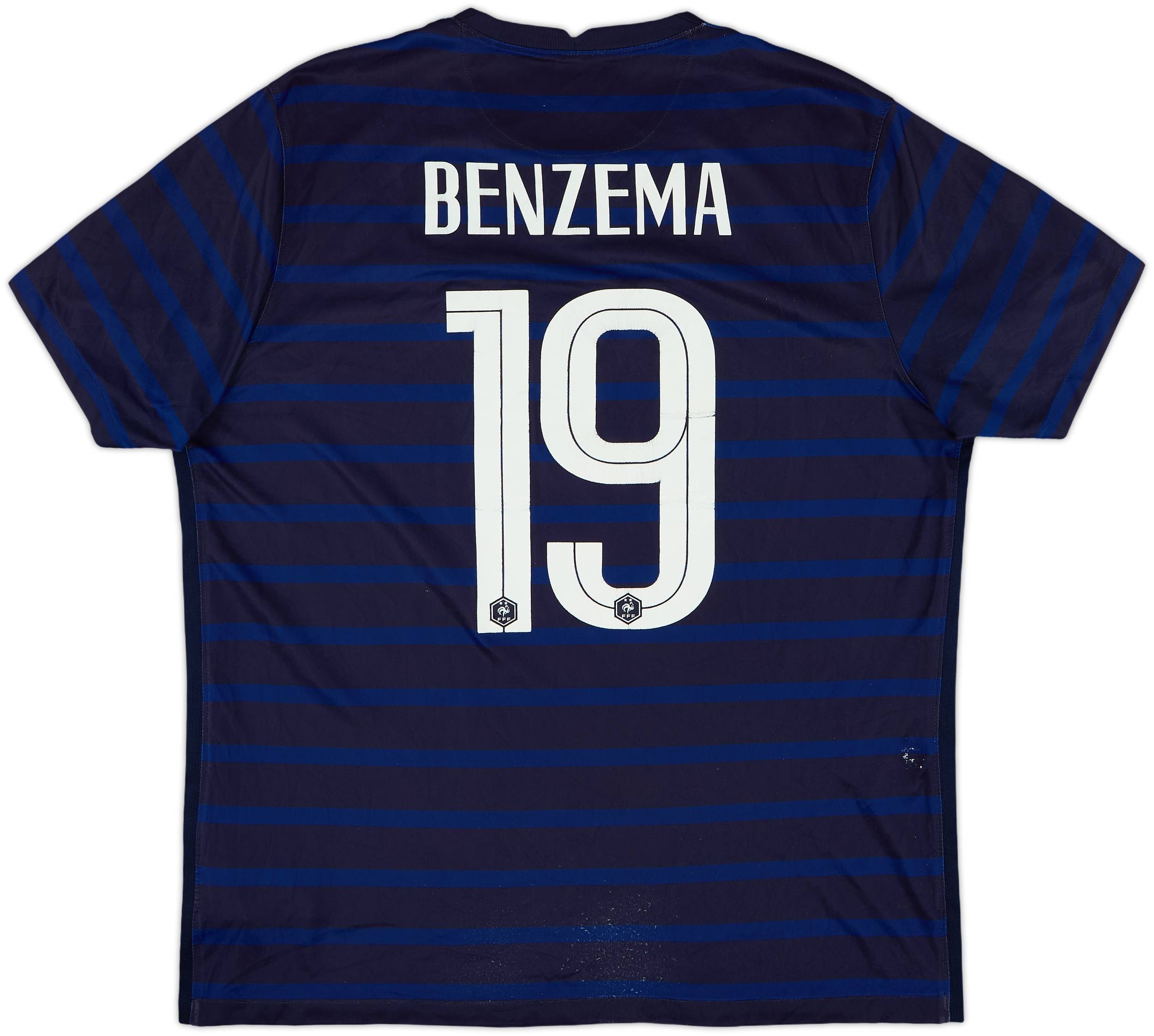 フランス代表 BENZEMA 19番 シャツ Lサイズ 2022/23 France Home