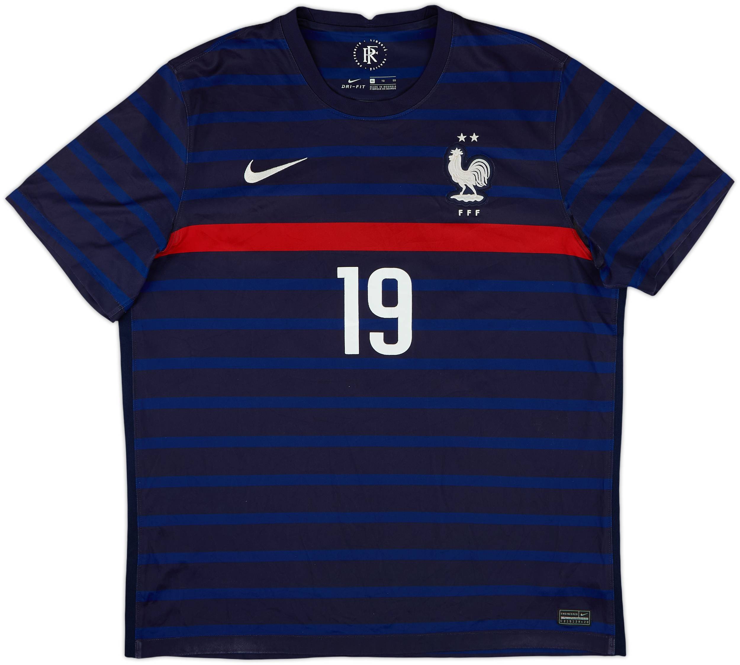 フランス代表 BENZEMA 19番 シャツ Lサイズ 2022/23 France Home Jersey #19 Benzema Large Nike World Cup