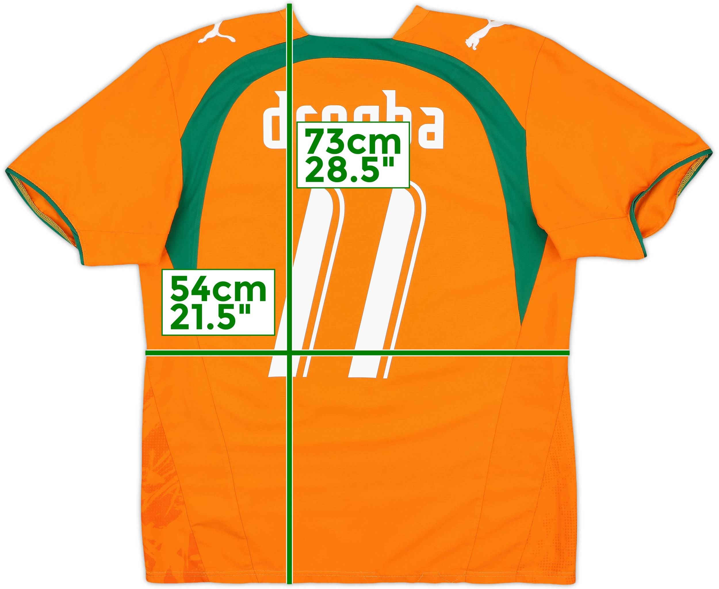 2006-07 Ivory Coast Home Shirt Drogba #11 8/10 (L)