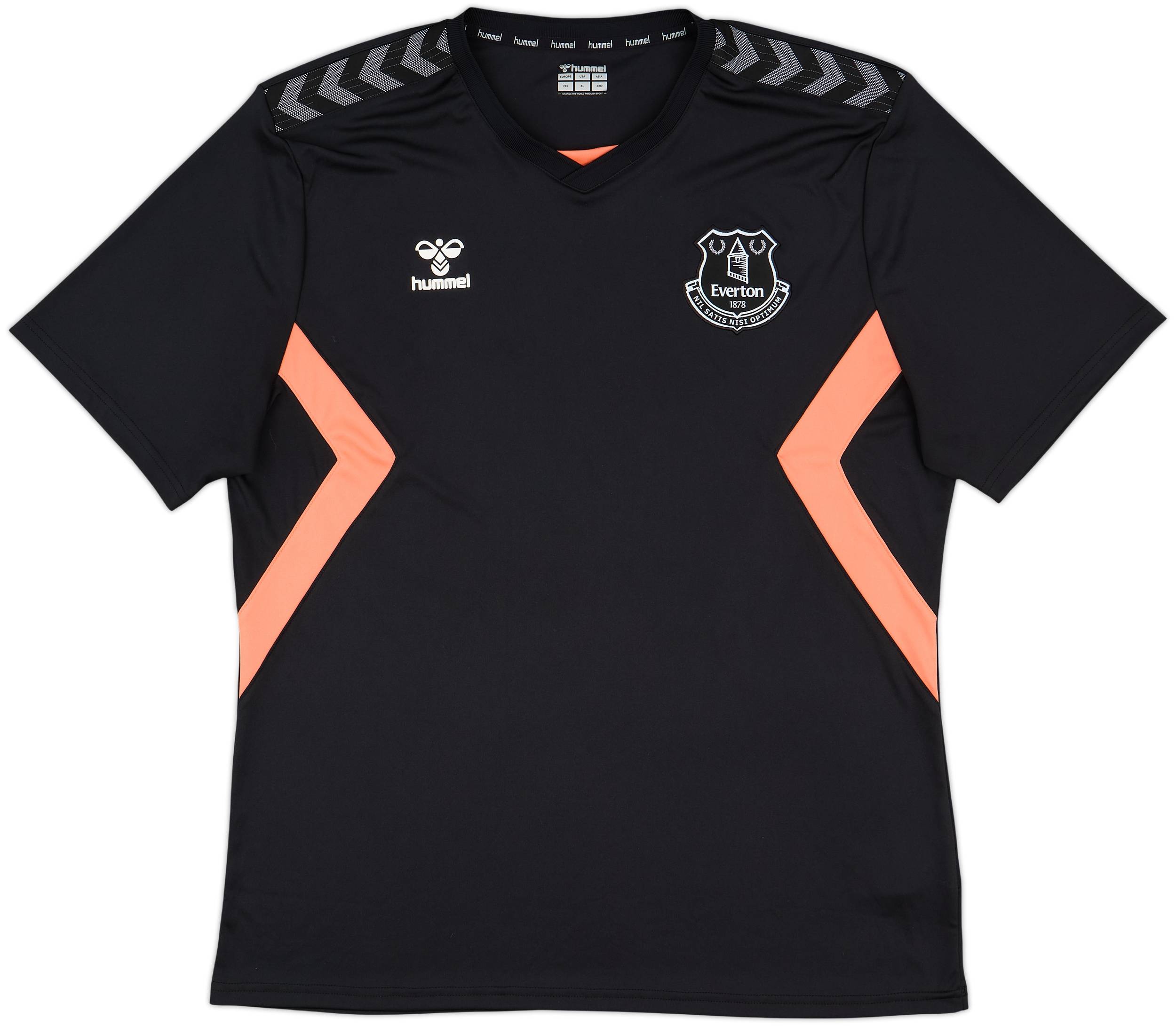 hummel - エバートン　20-21 トレーニングウェア 2020-21 Everton Hummel Training Shirt - 9/10 - (XXL)