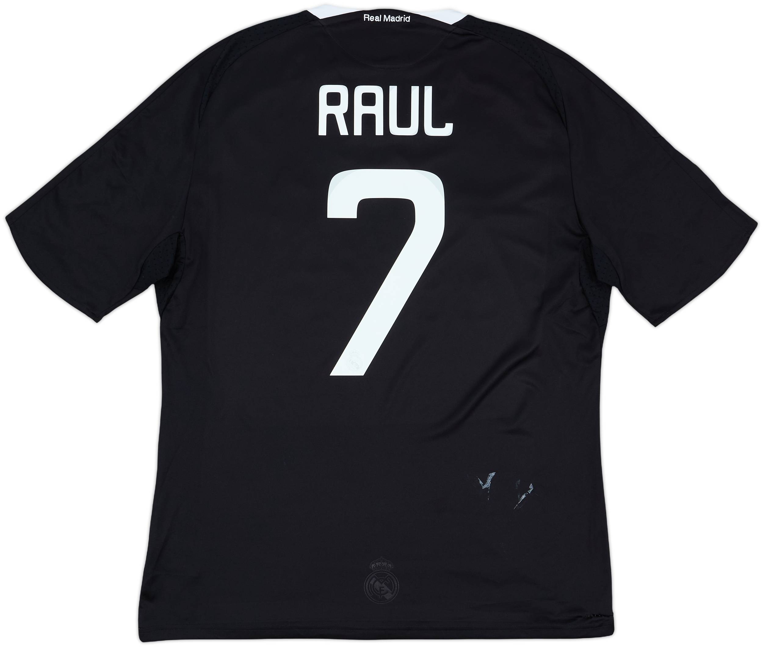 2008-09 Real Madrid CL Third Shirt Raul #7 - 6/10 - (L)