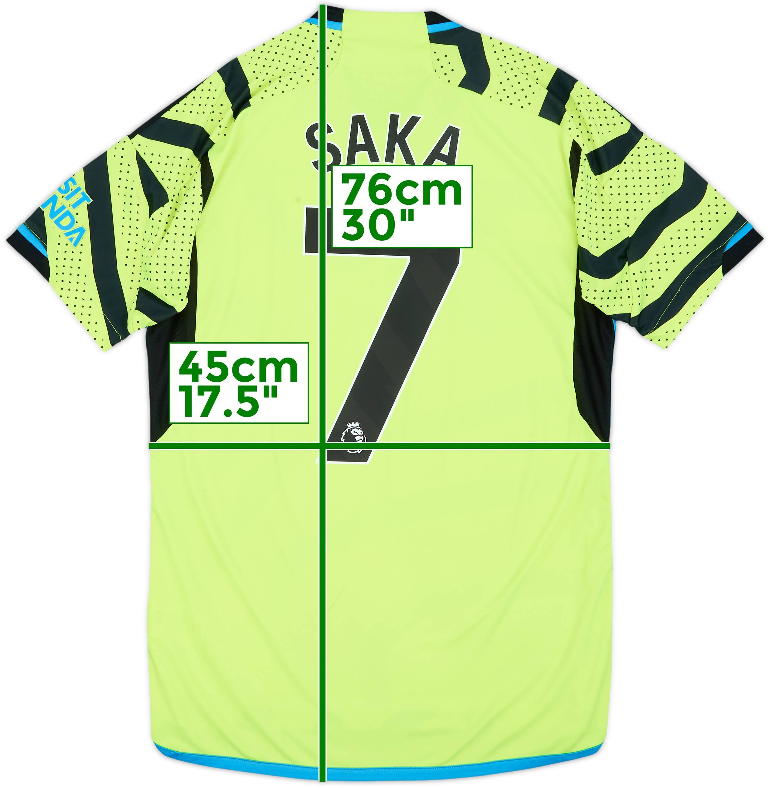 Arsenal シャツ Sサイズ 2023-24 Arsenal Away Shirt Saka #7 - 7/10 - (S)