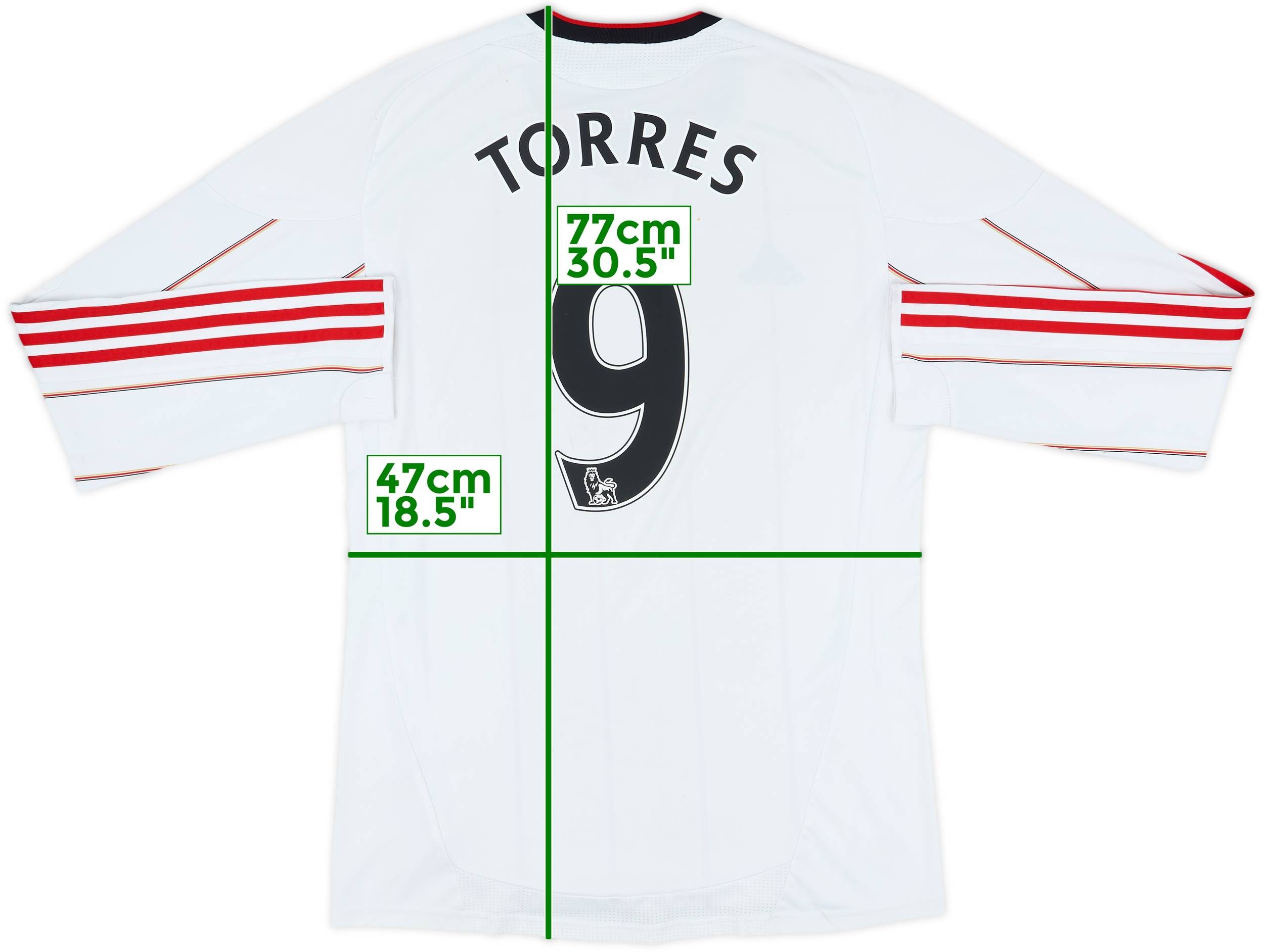 2010-11 Liverpool Away L/S Shirt Torres #9 - 5/10 - (M)
