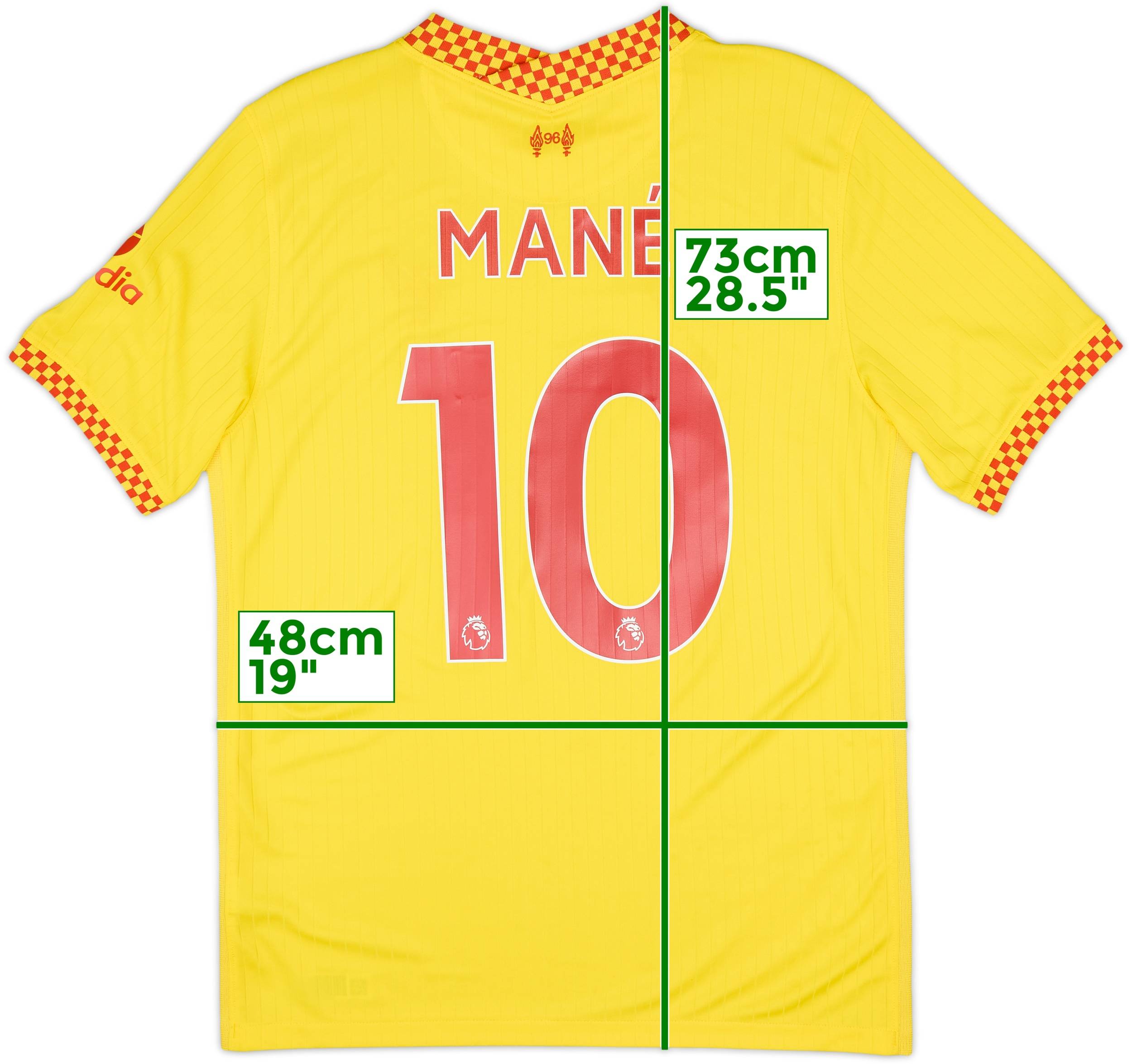 2021-22 Liverpool Third Shirt Mane #10 6/10 (M)
