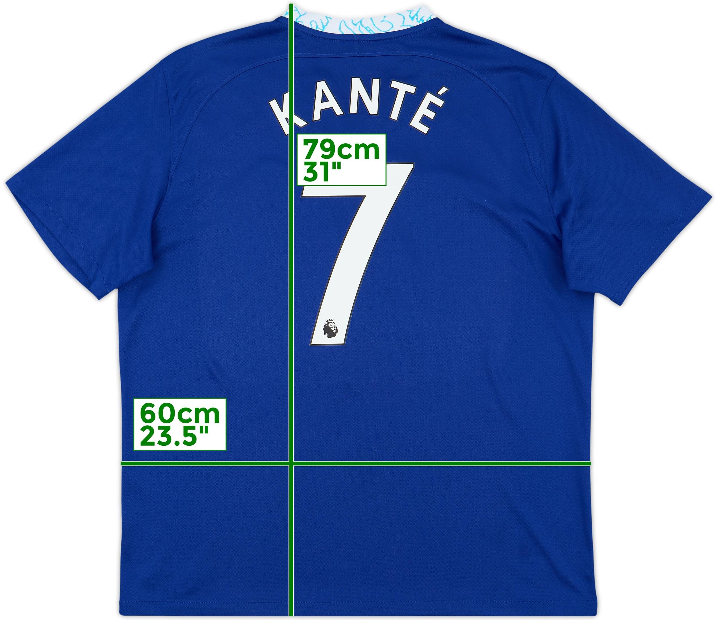 2021-22 Chelsea Home Shirt Kante #7 - 8/10 - (XL)