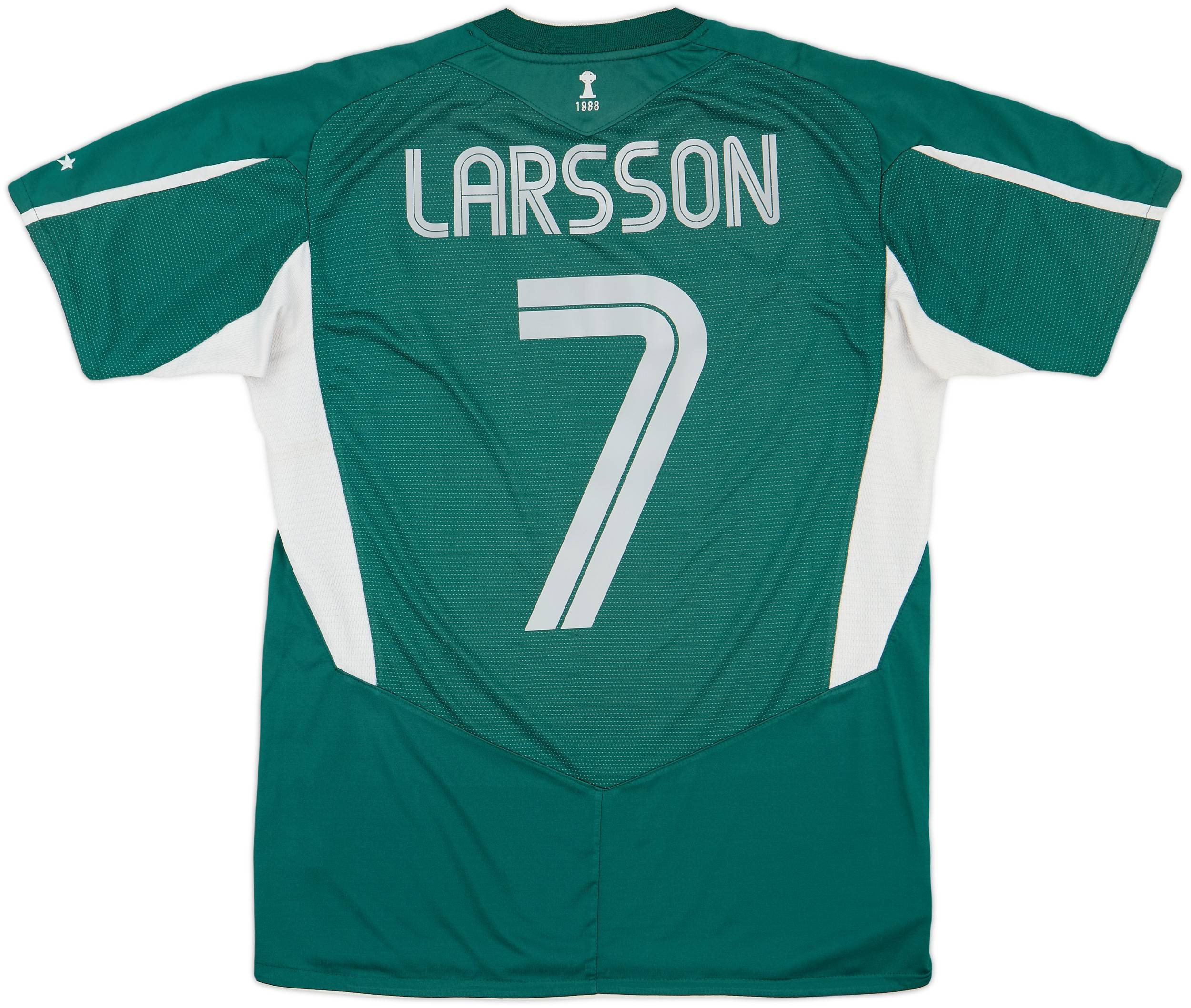 【正規品】Celtic FC LARSSON 7 シャツ 2001-03 Celtic Home Shirt Larsson #7 - 6/10 - (XL)