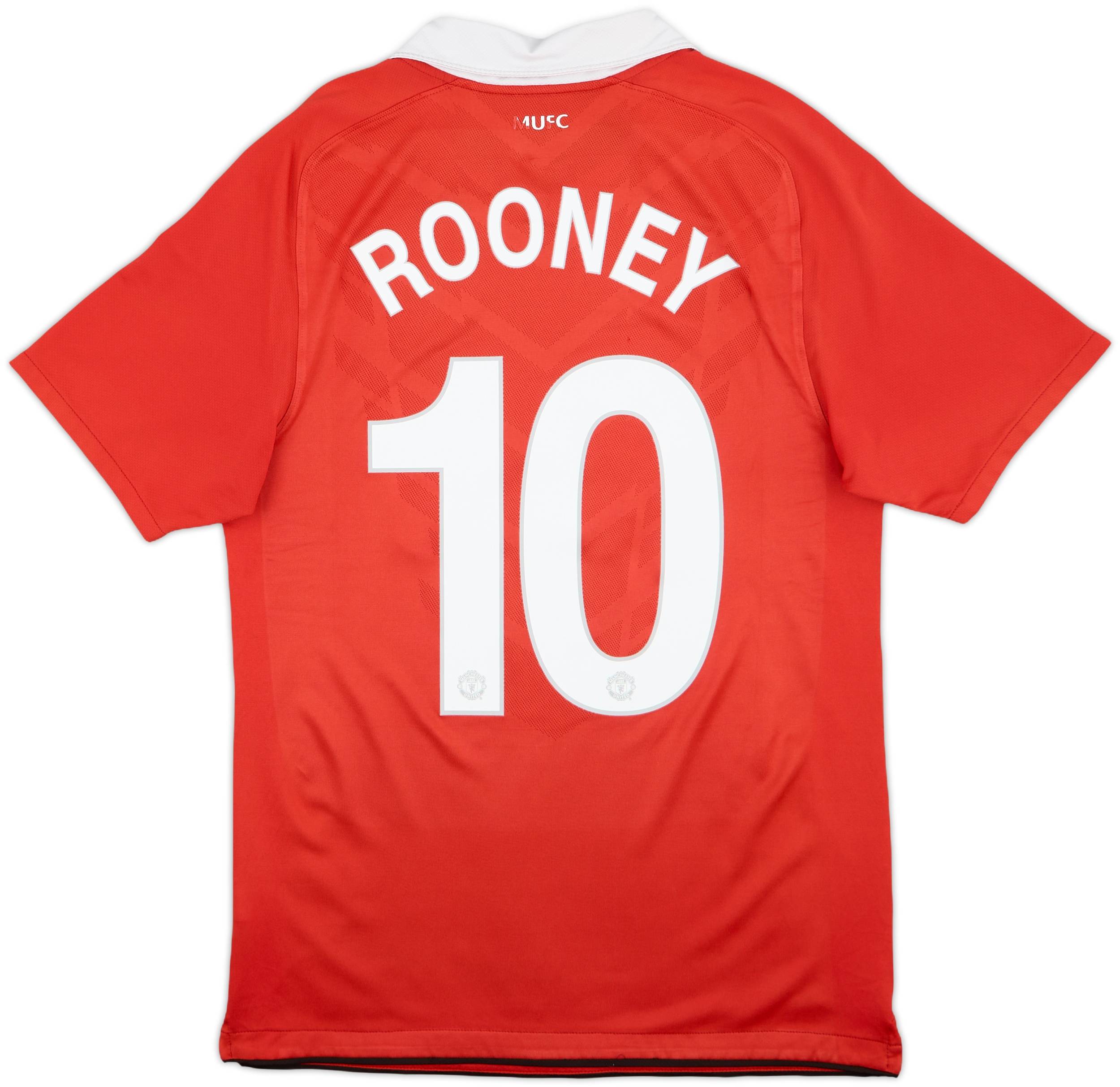 2010-11 Manchester United Home Shirt Rooney #10 - 6/10 - (S)
