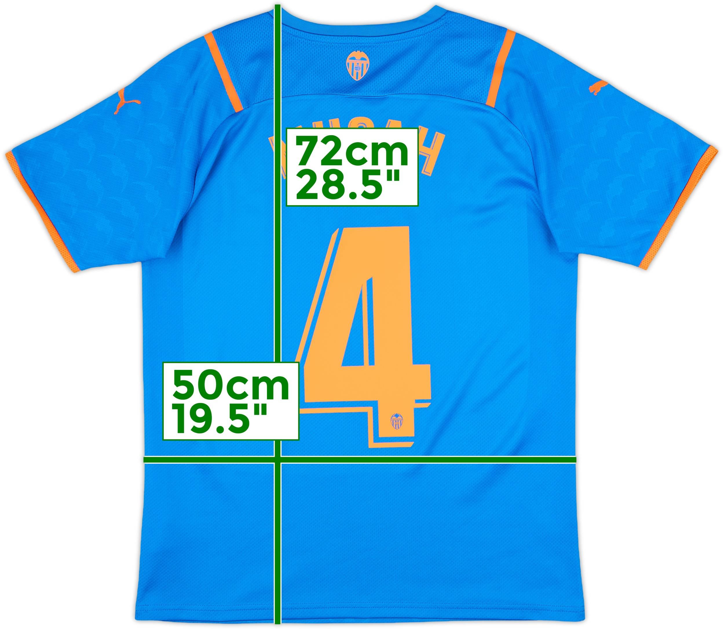 2021-22 Valencia Third Shirt Musah #4 - 9/10 - (M)