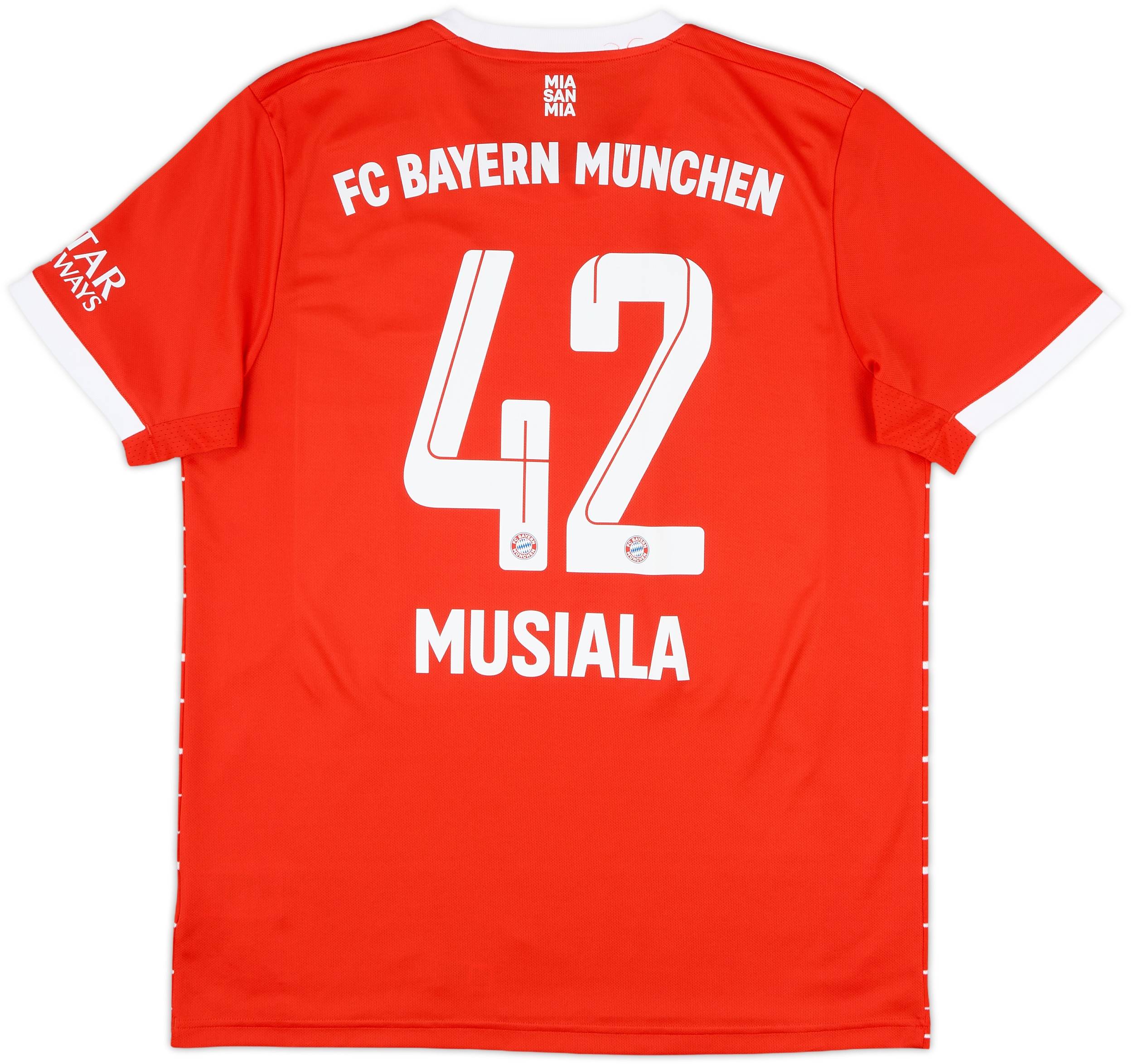 FC バイエルン・ミュンヘン MUSIALA 42番 シャツ Mサイズ 2023-24 Bayern Munich Champions League Match Issue Home