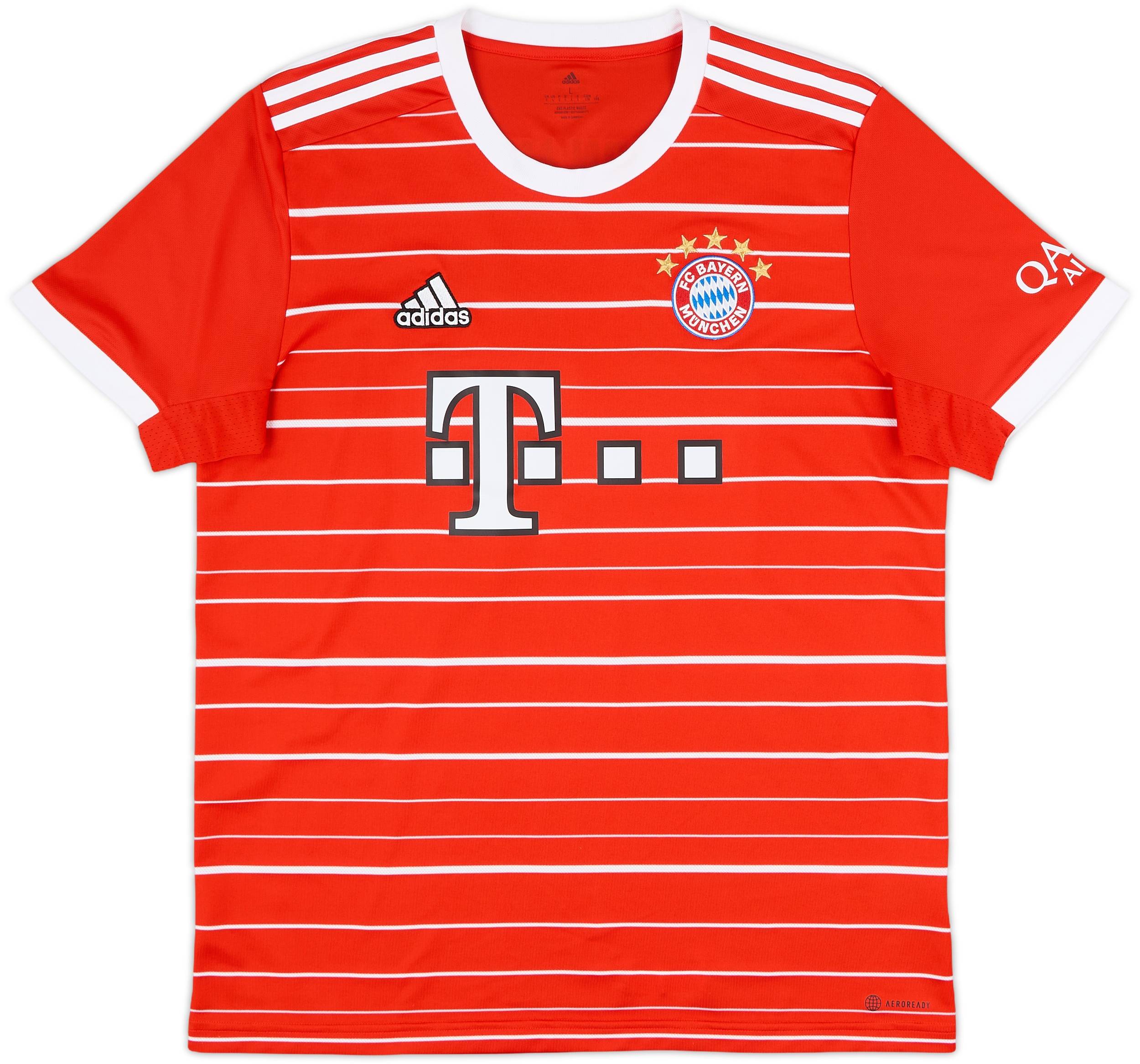 adidas FC Bayern München Tシャツ MUSIALA 42 2022-23 Bayern Munich Home Shirt Musiala #42 - 10/10 - (L)