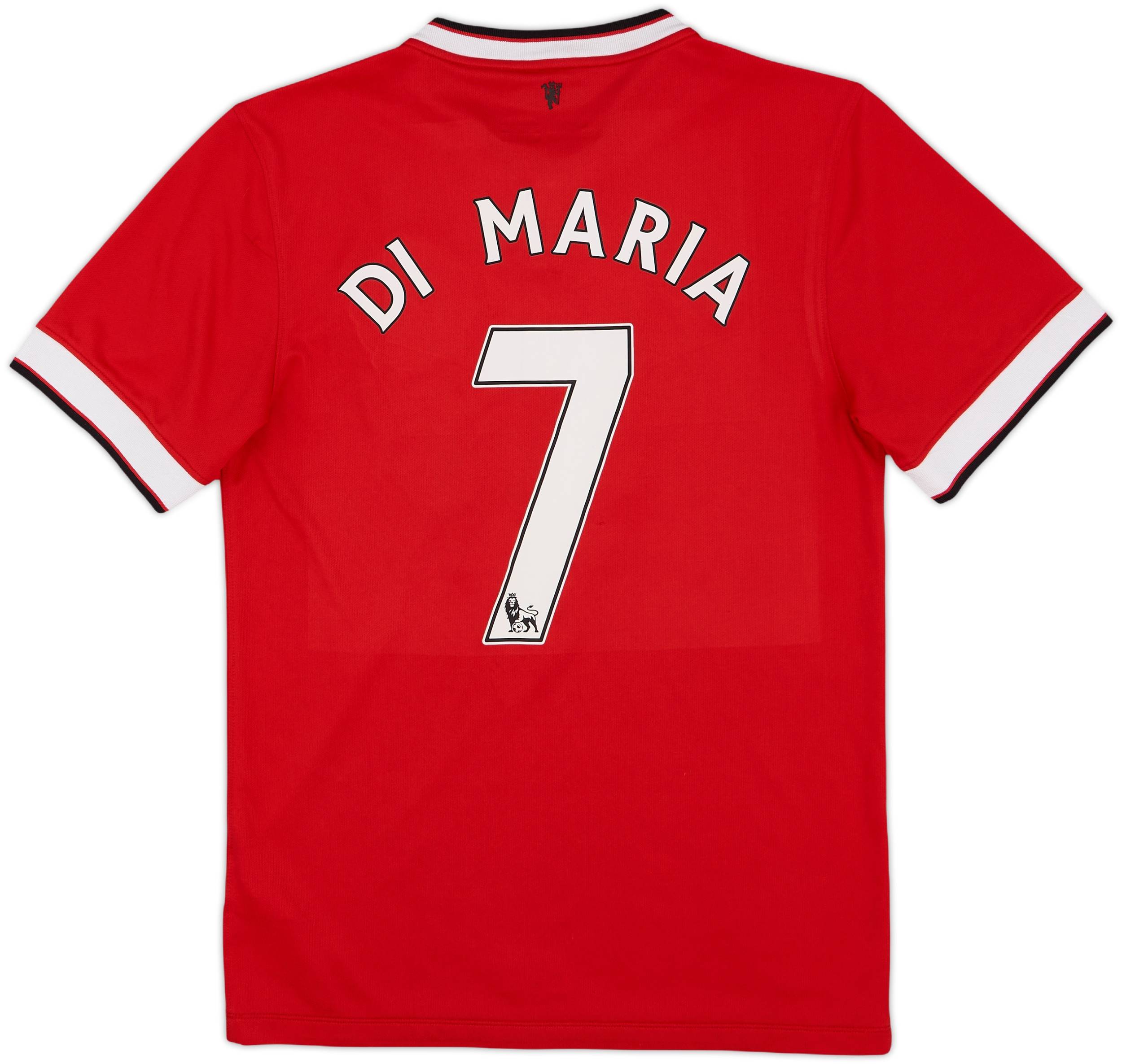 2014-15 Manchester United Home Shirt Di Maria #7 - 6/10 - (S)