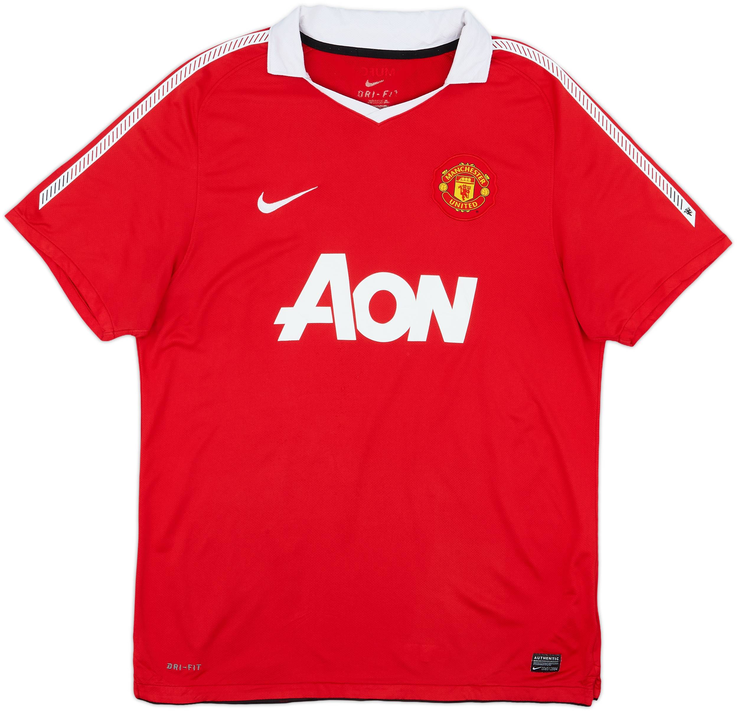 CHICHARITO様 2010-11 Manchester United Home Shirt Chicharito #14 - 7/10 - (L)