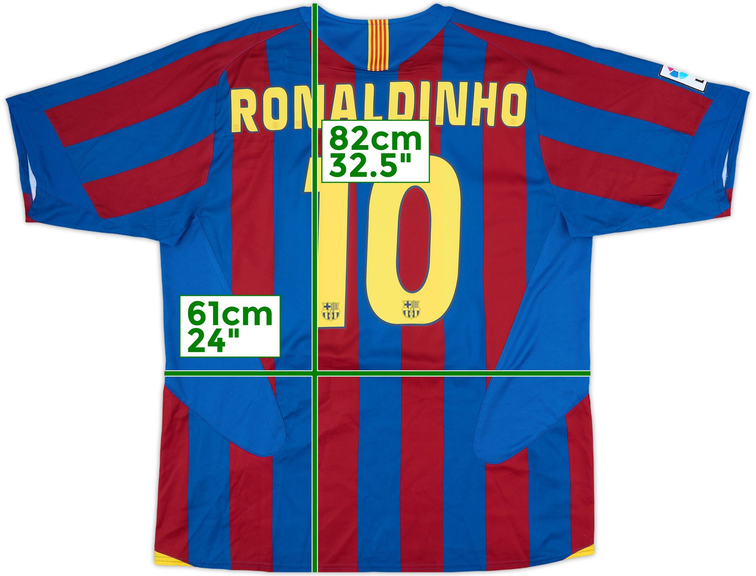 FC Barcelona Ronaldinho 10 シャツ RONALDINHO #10 MEN'S FC BARCELONA 2006/2007 SOCCER FOOTBALL