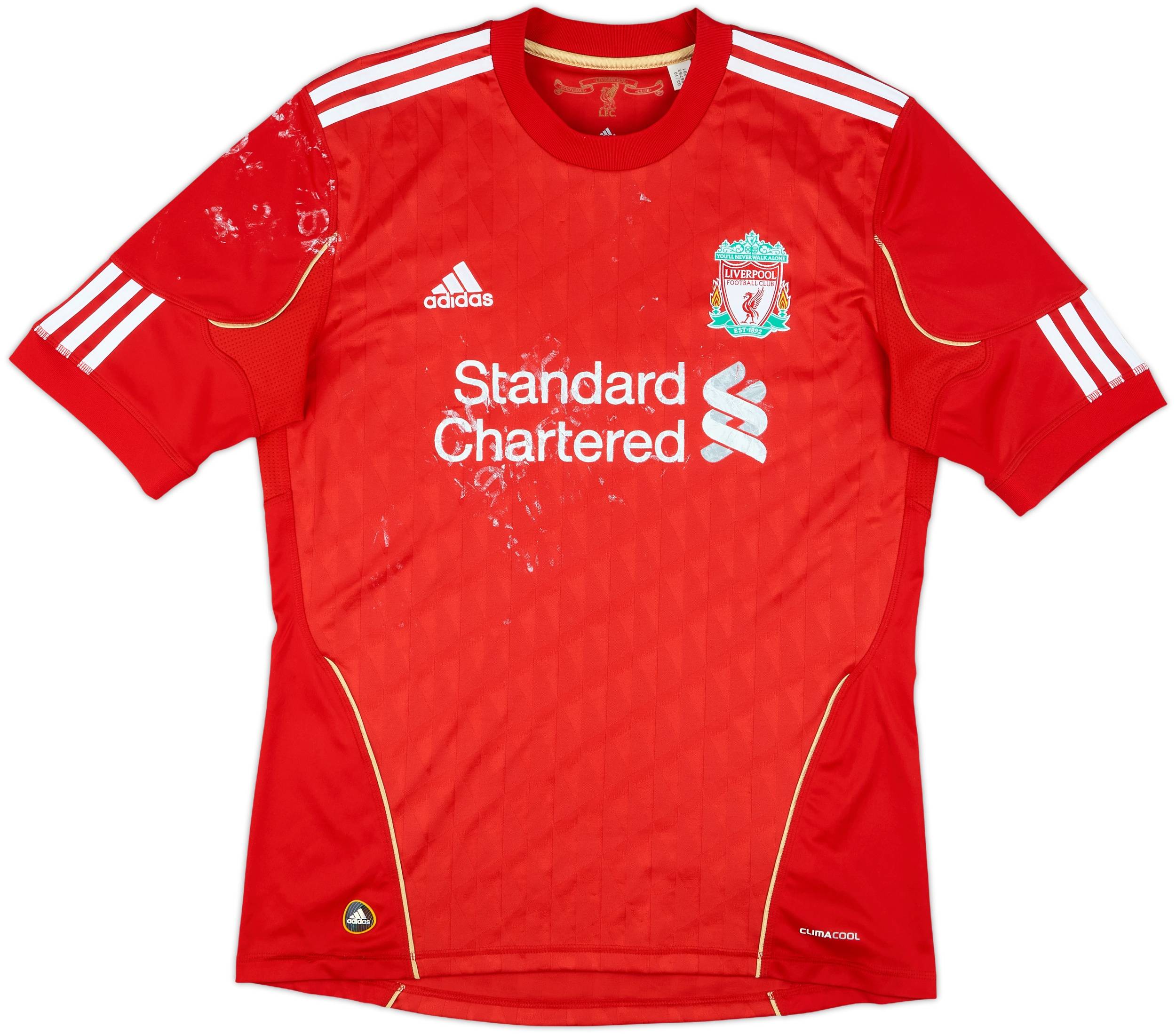 リバプール GERRARD 8番 2009-10 Liverpool Away Shirt Gerrard #8 - 9/10 - (L.Boys)