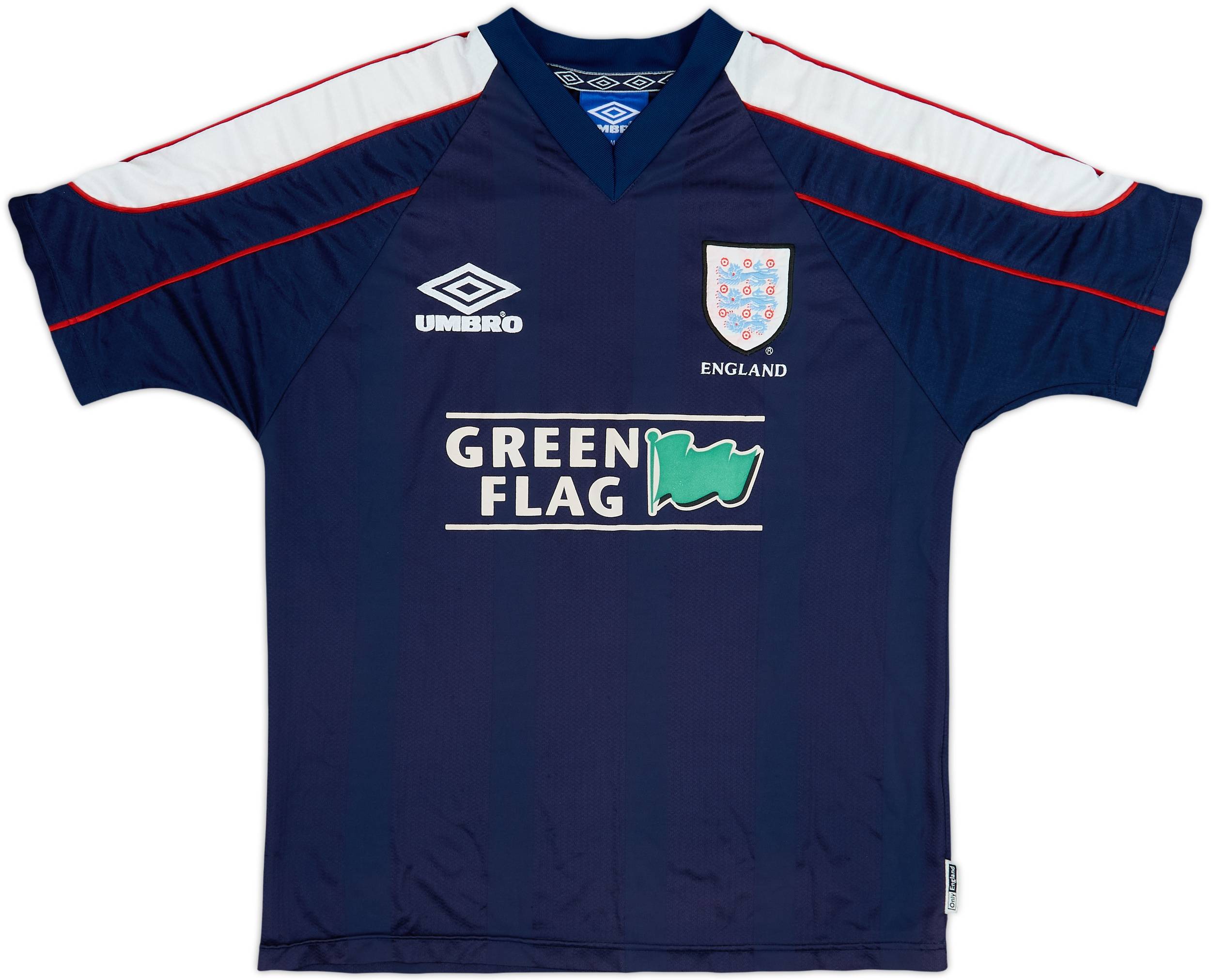 1998-00 England Umbro Training Shirt - 7/10 - (M)