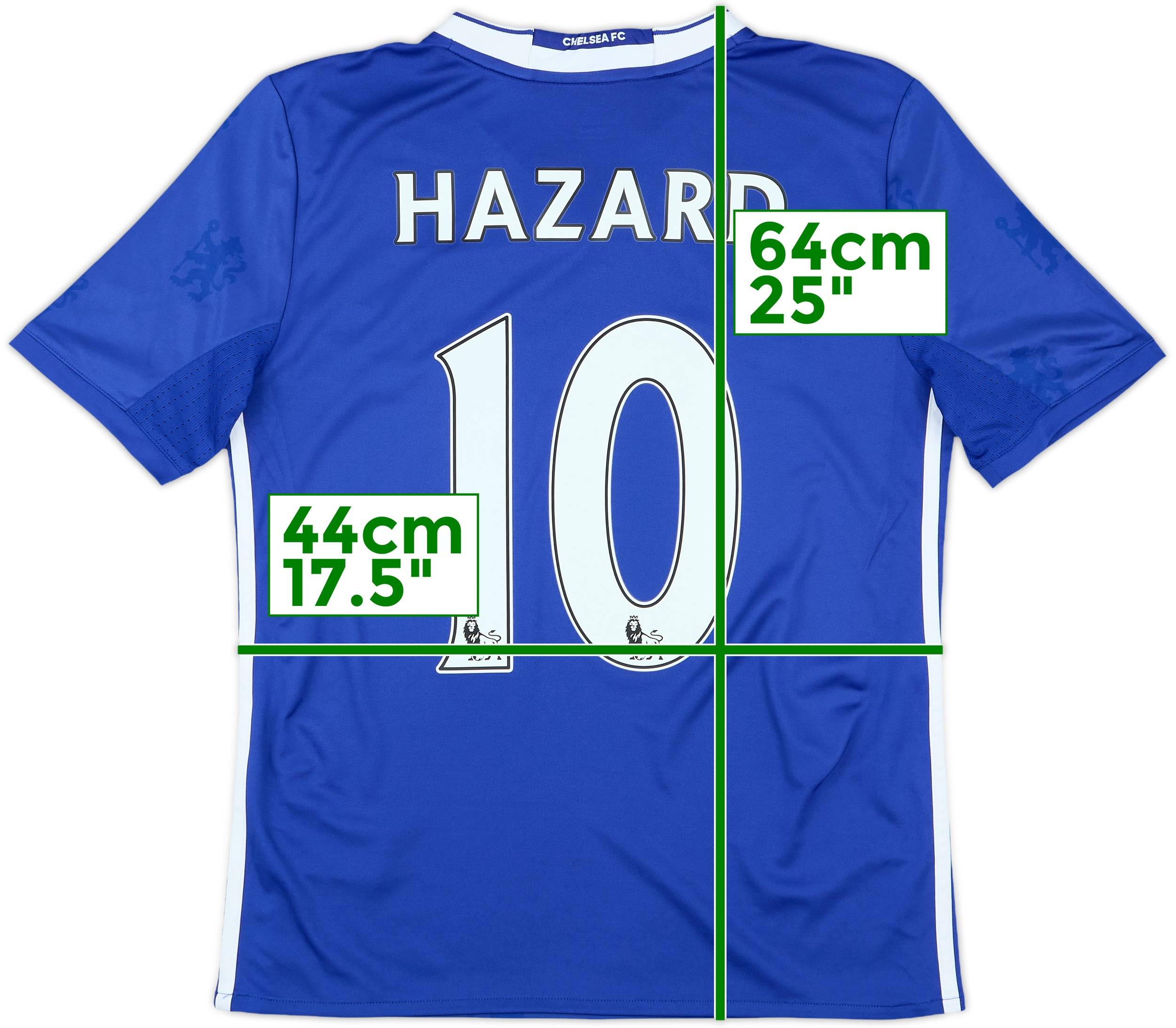 Chelsea HAZARD 10 シャツ 2018-19 Chelsea Home Shirt Hazard #10 - 10/10 - (S.Boys)