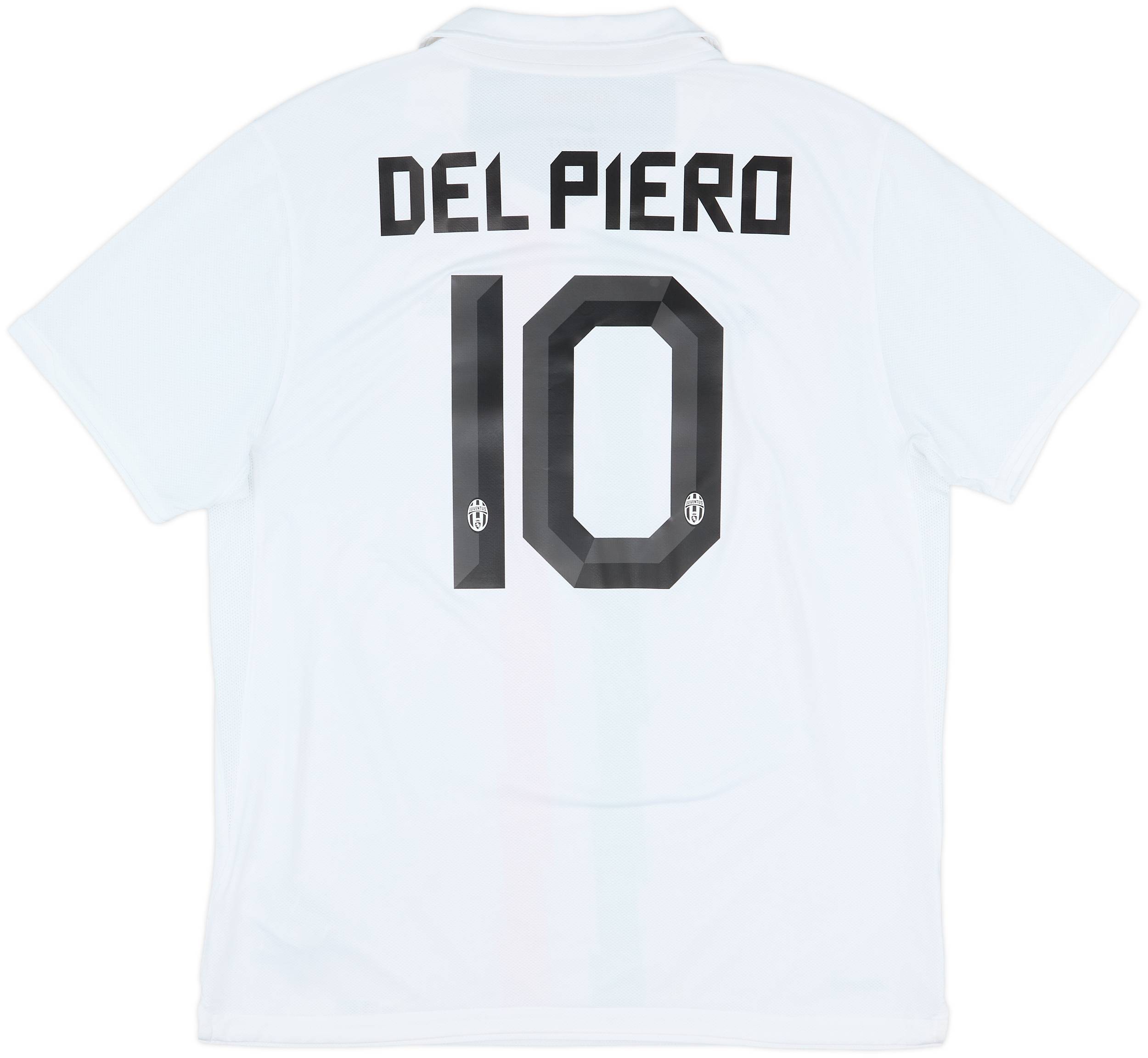 2010-12 Juventus Away Shirt Del Piero #10 - 9/10 - (XL)