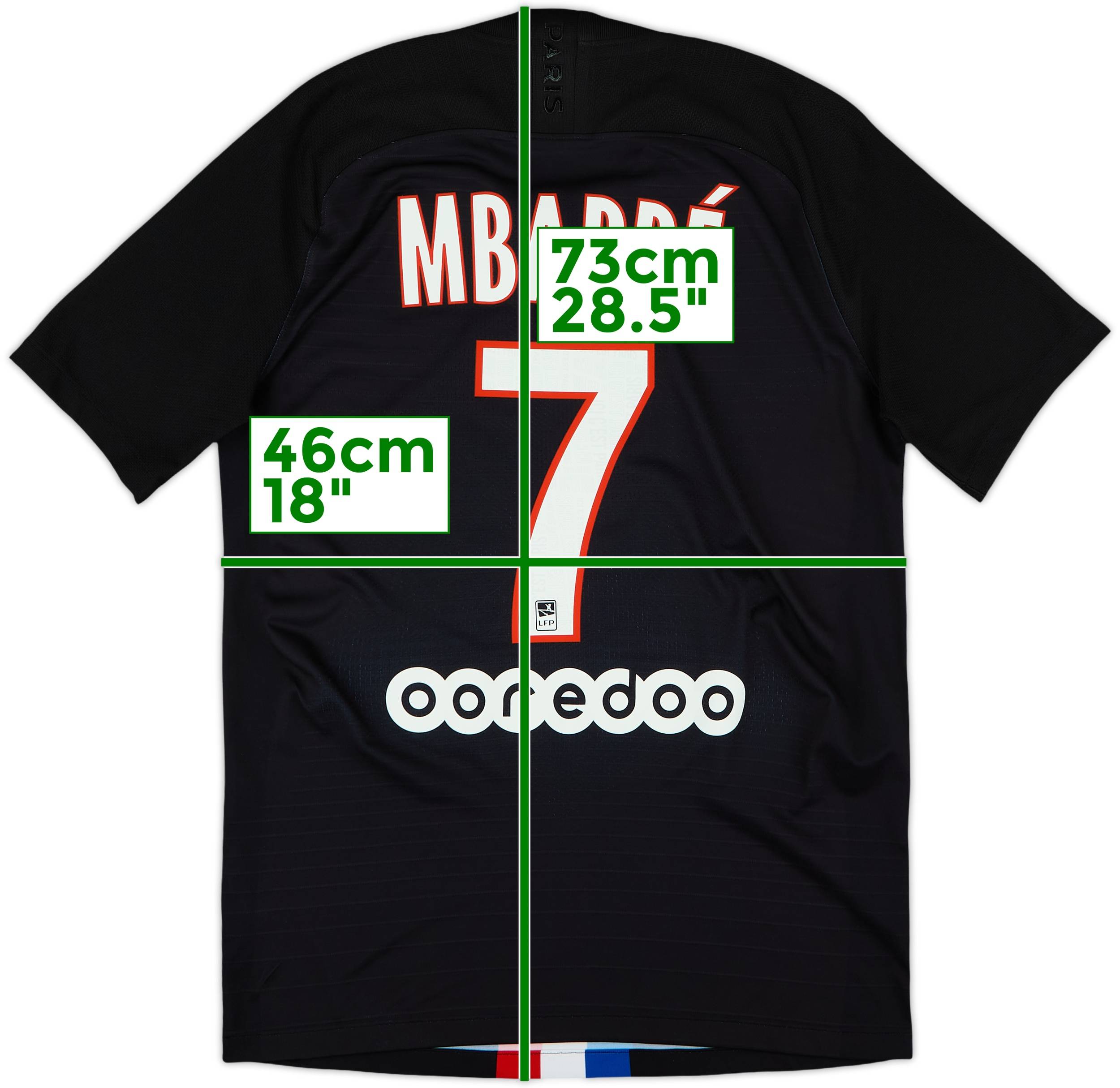 パリ・サンジェルマン MBAPPÉ 7 シャツ 2022-23 Paris Saint-Germain Home Shirt Mbappe #7 - 7/10 - (S)
