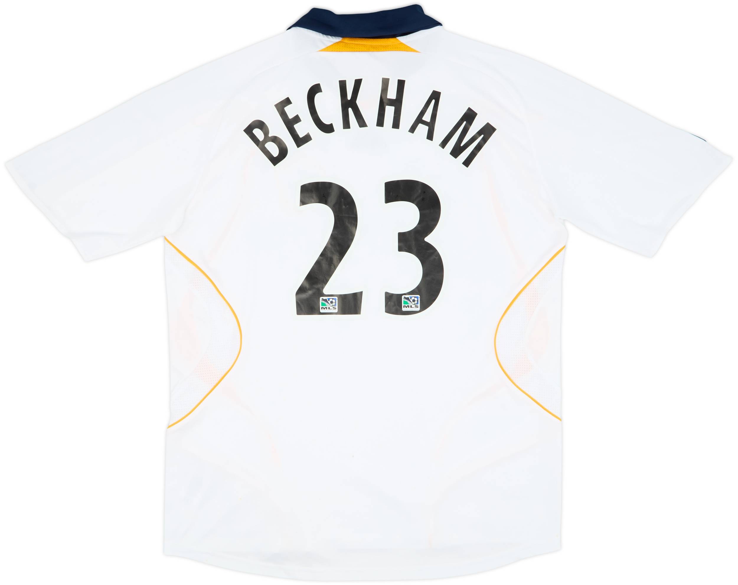 2007-08 LA Galaxy Home Shirt Beckham #23 - 5/10 - (L)