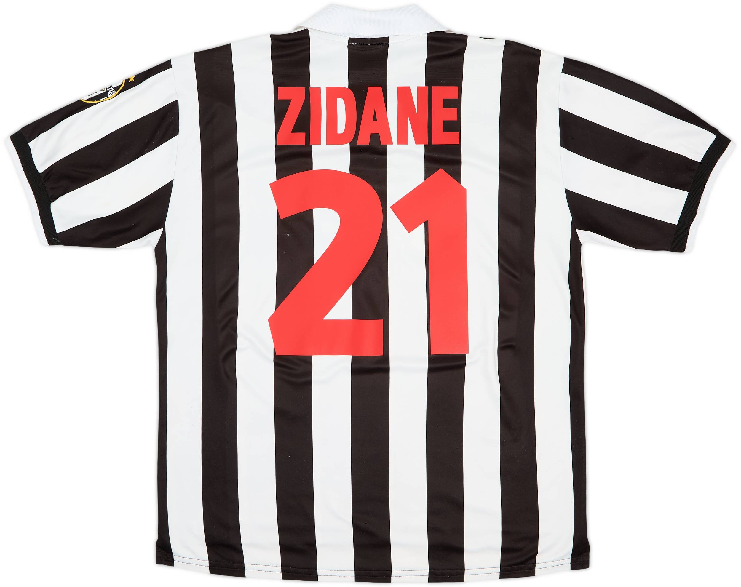 激レア　サッカーフィギュア　ジダン1998-99 Juventus 1998-99 Juventus Home Shirt Zidane #21 - 8/10 - (L)