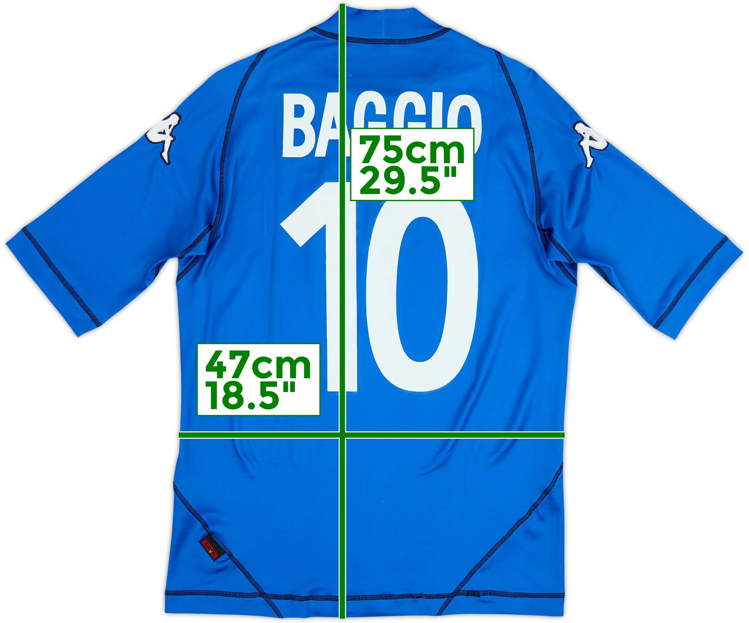 2003-04 Brescia Home Shirt Baggio #10 - 8/10 - (M)