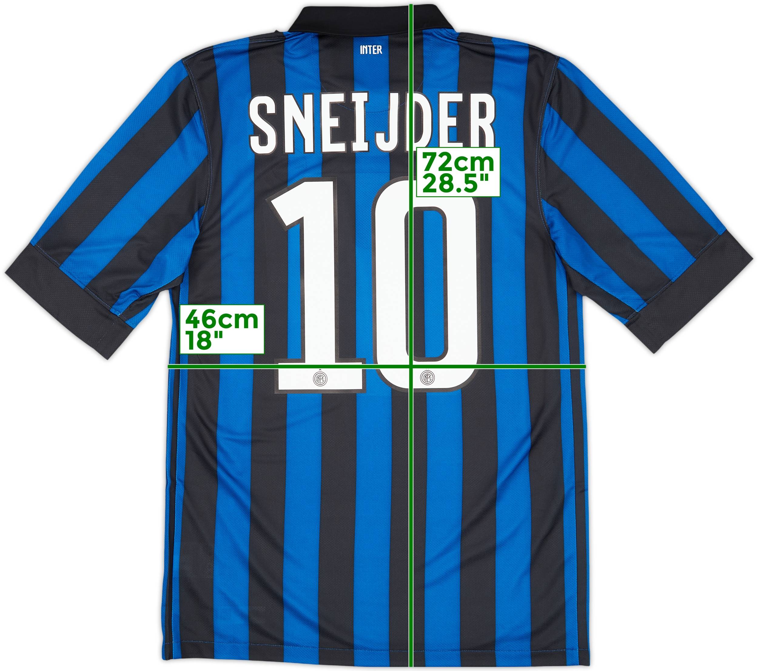 2011-12 Inter Milan Home Shirt Sneijder #10 (S)