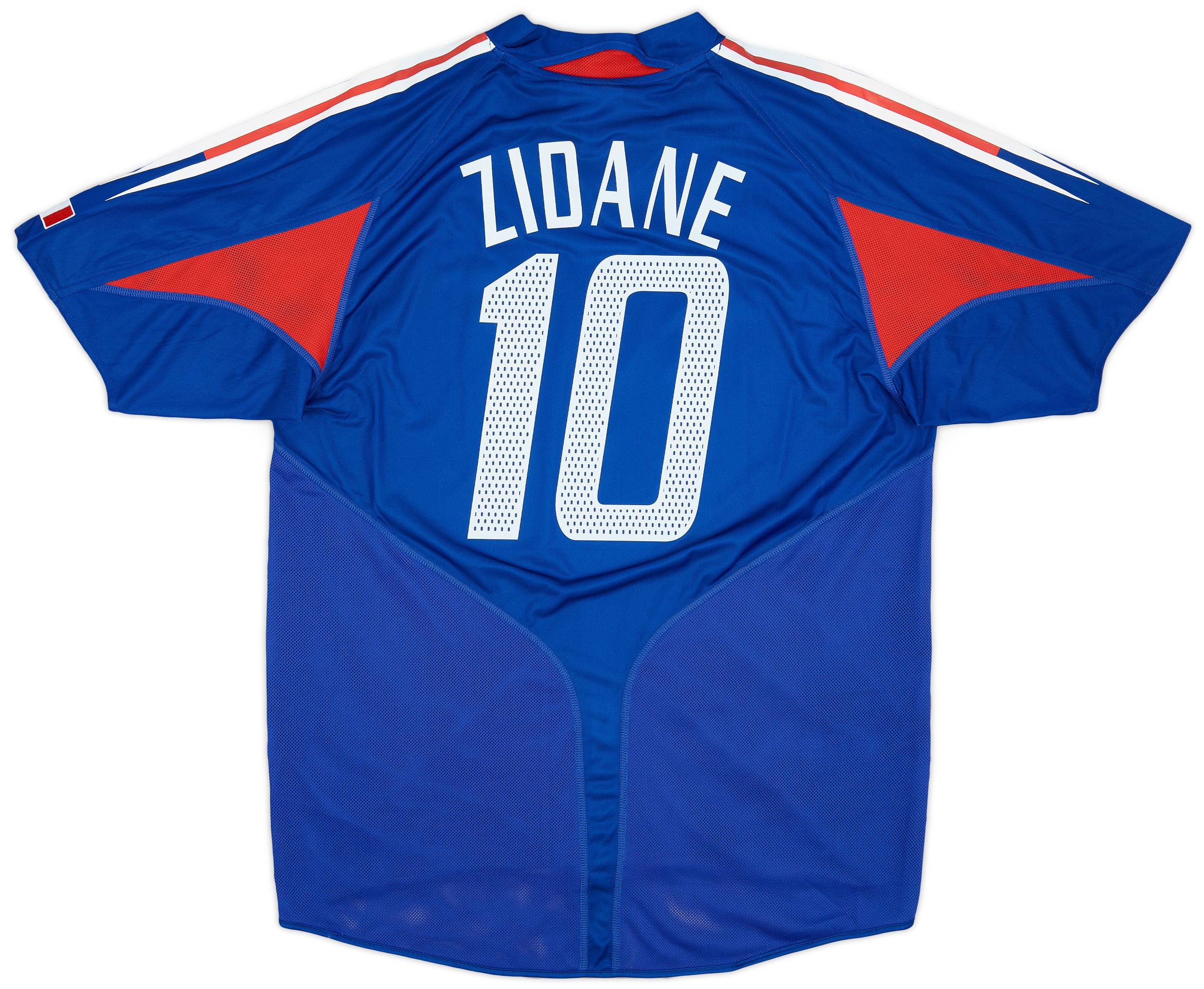 2004-06 France Home Shirt Zidane #10 (L)