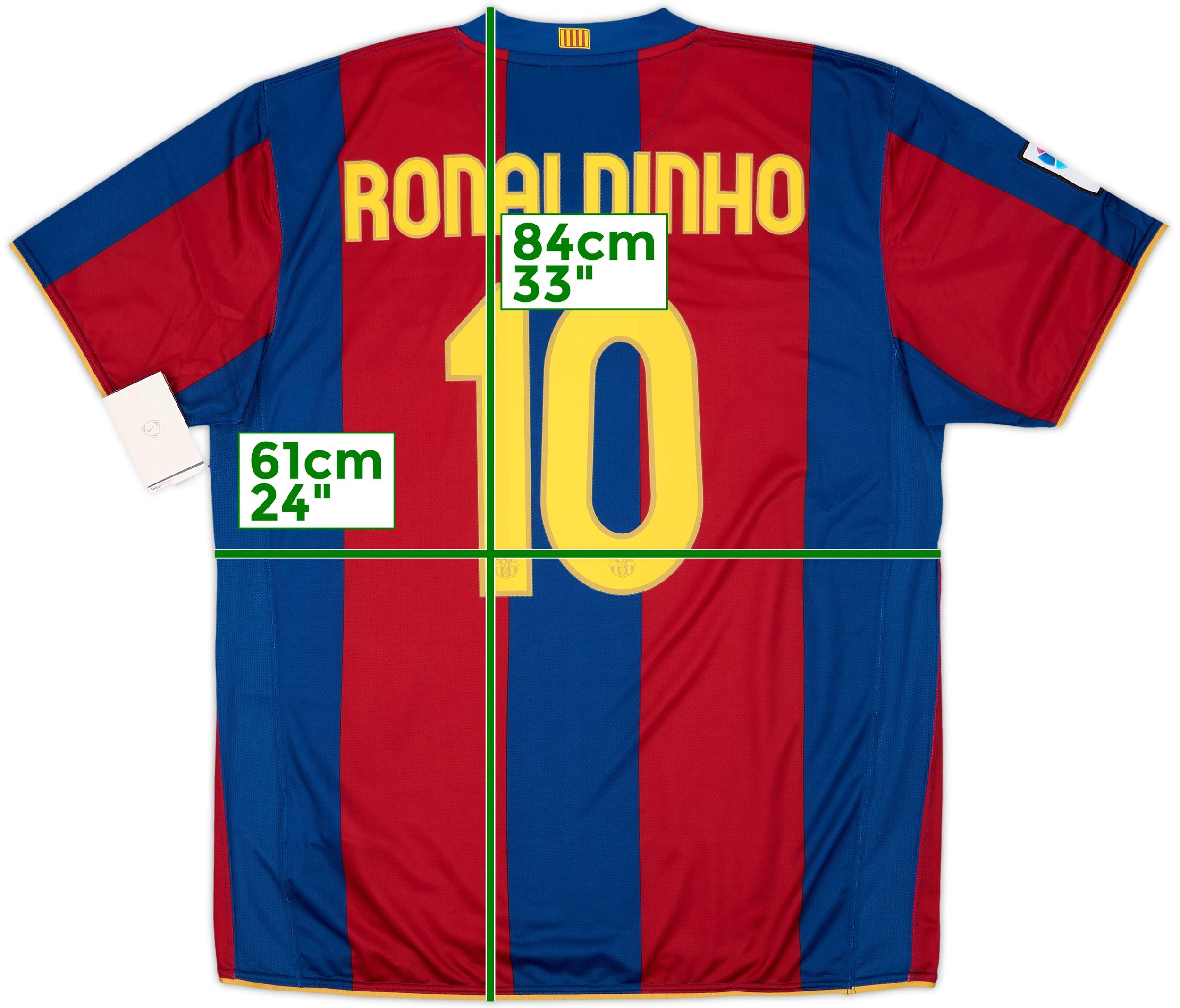 FCバルセロナ RONALDINHO 10 シャツ Barcelona Ronaldinho #10 Size Large Jersey | eBay