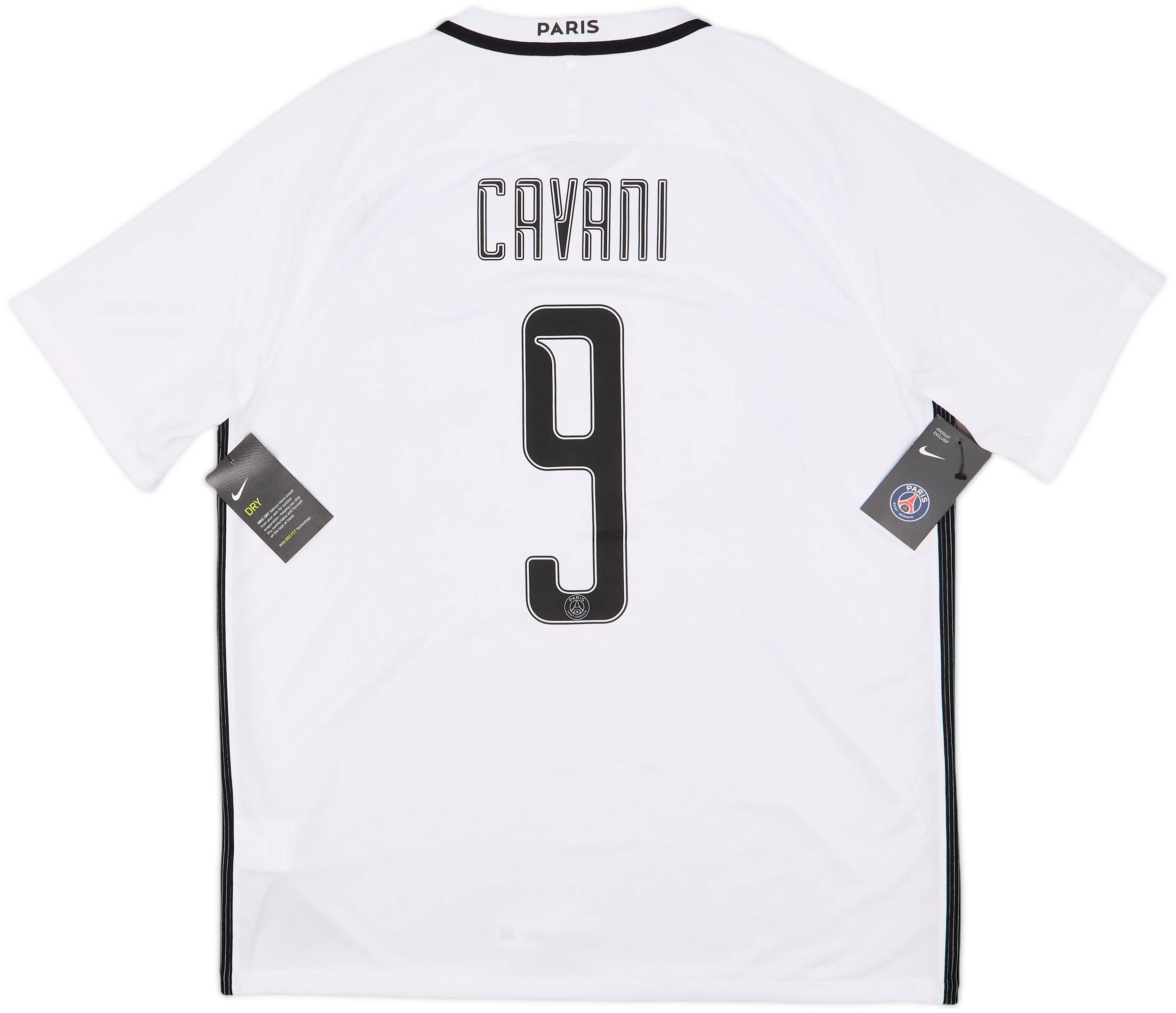 2016-17 Paris Saint-Germain Third Shirt Cavani #9 (XL)