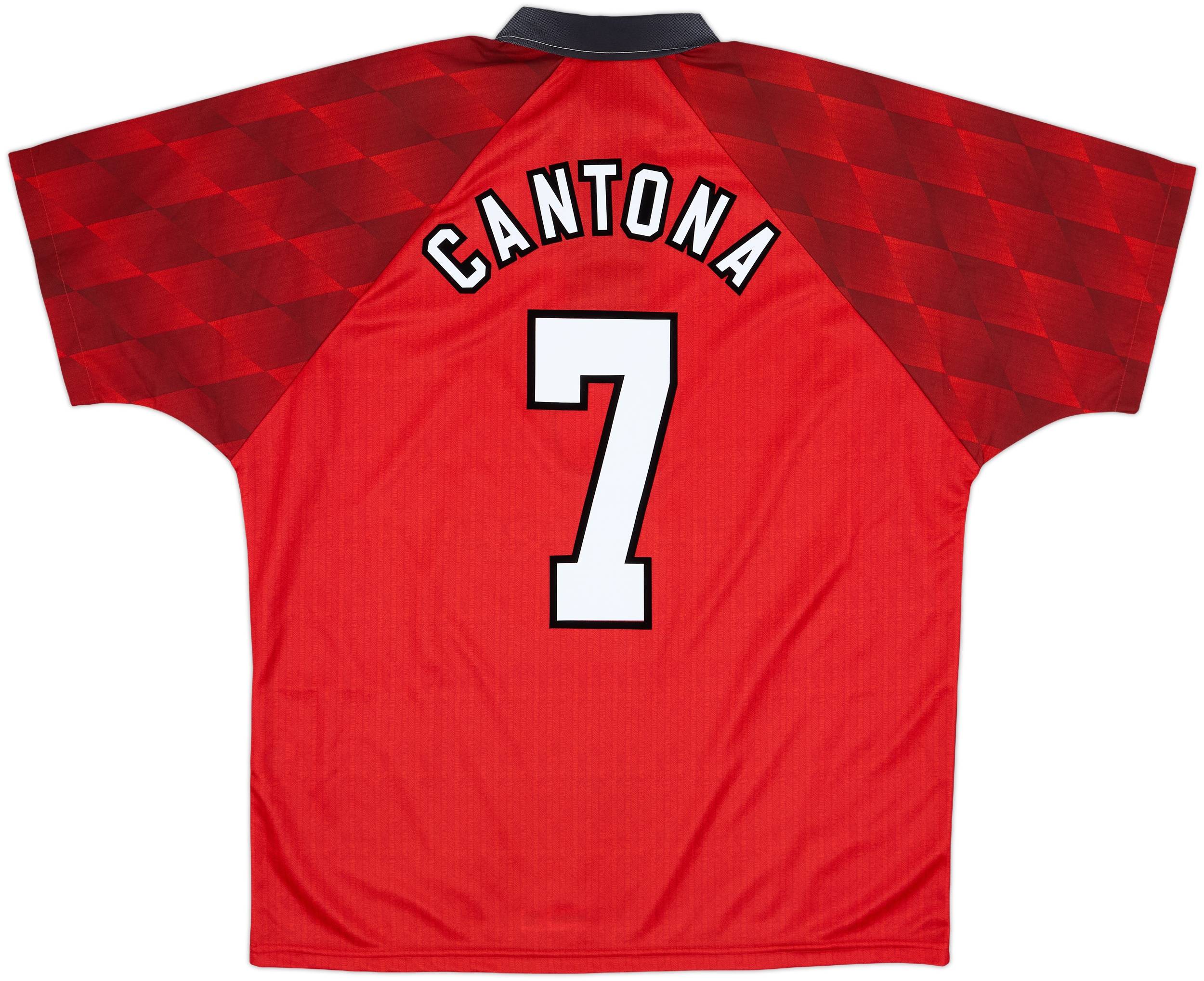 1996-98 Manchester United Home Shirt Cantona #7 (L)